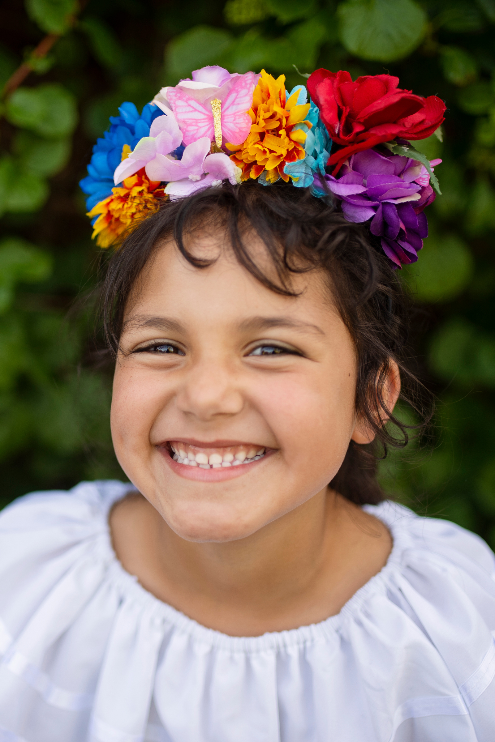 Frida l'artiste, chemise, jupe et coiffe