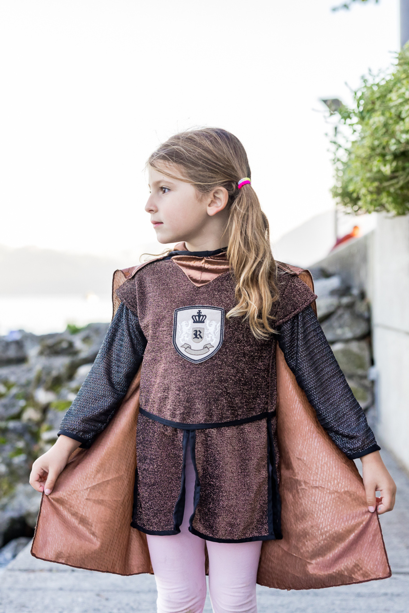 Brilliant Copper Knight Cape Tunic