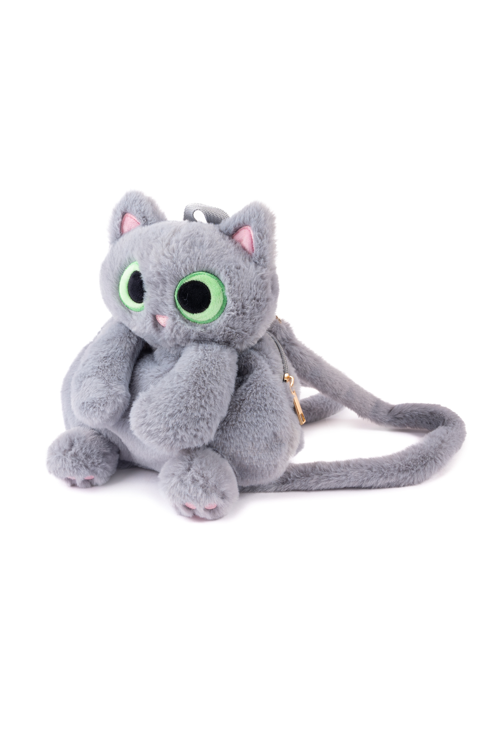 Cutie Kitty Backpack, Grey