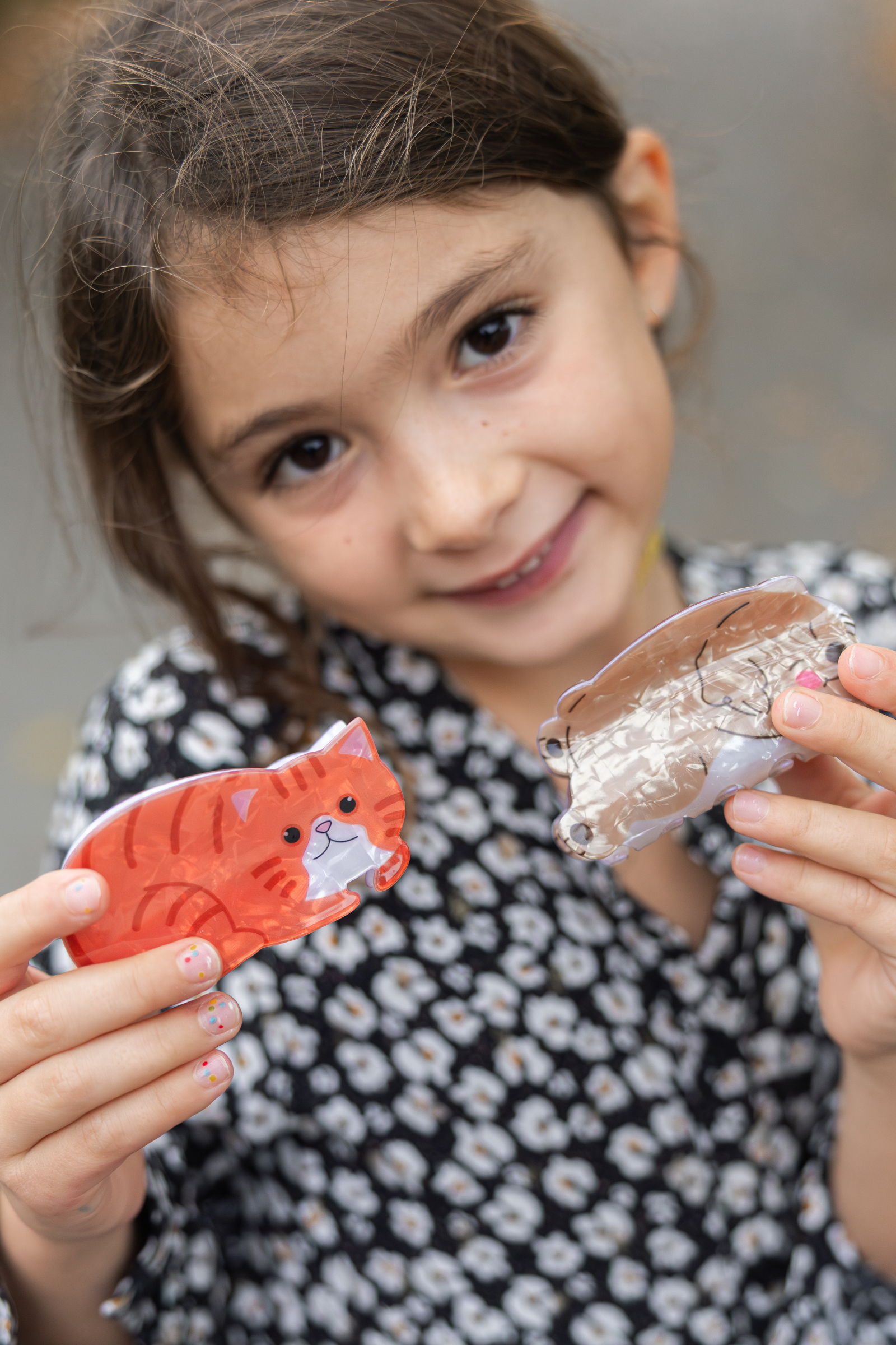 Raining Cats and Dogs Claw Clip Set, 6 styles assorted