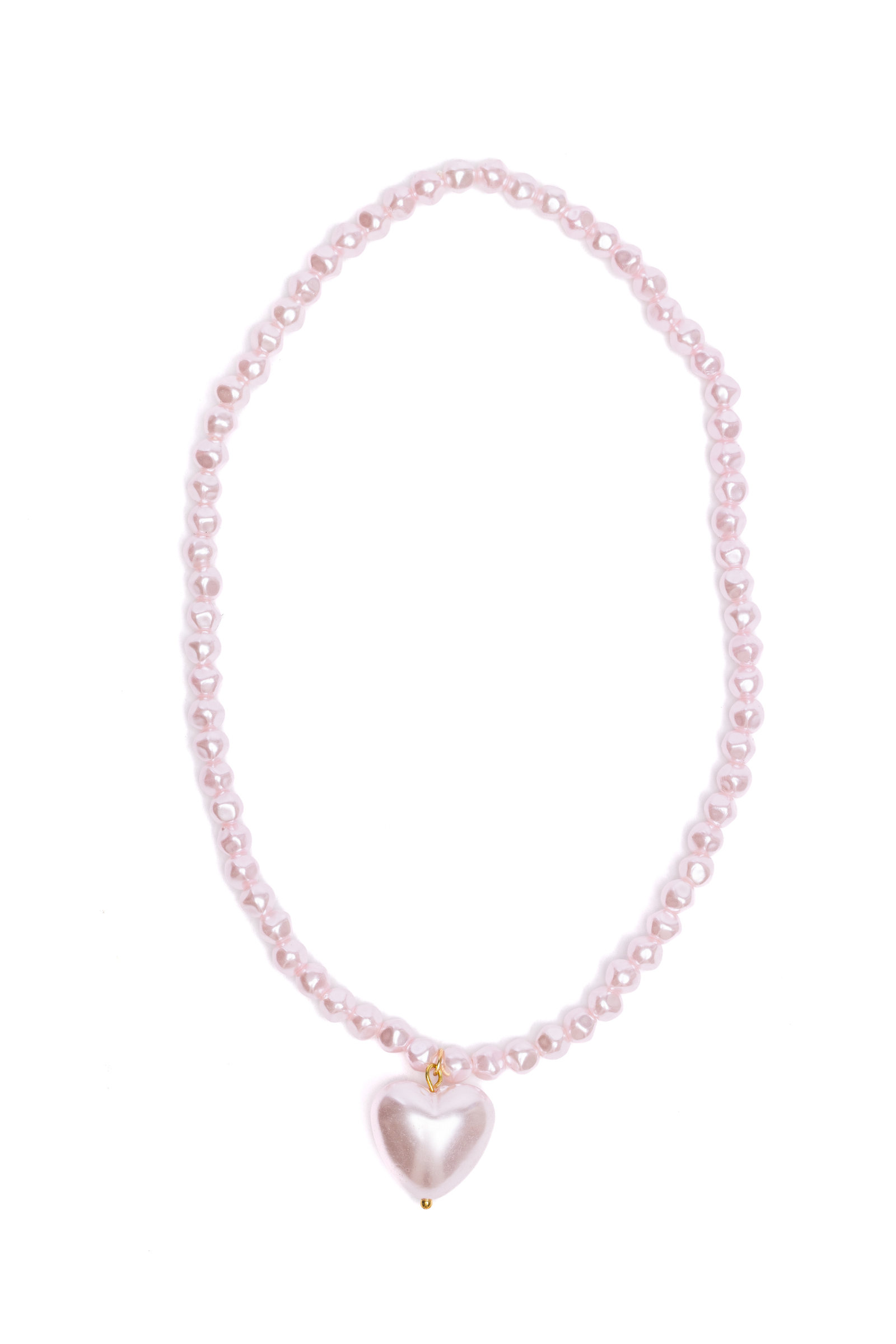 Pink Pearl Heart Kette