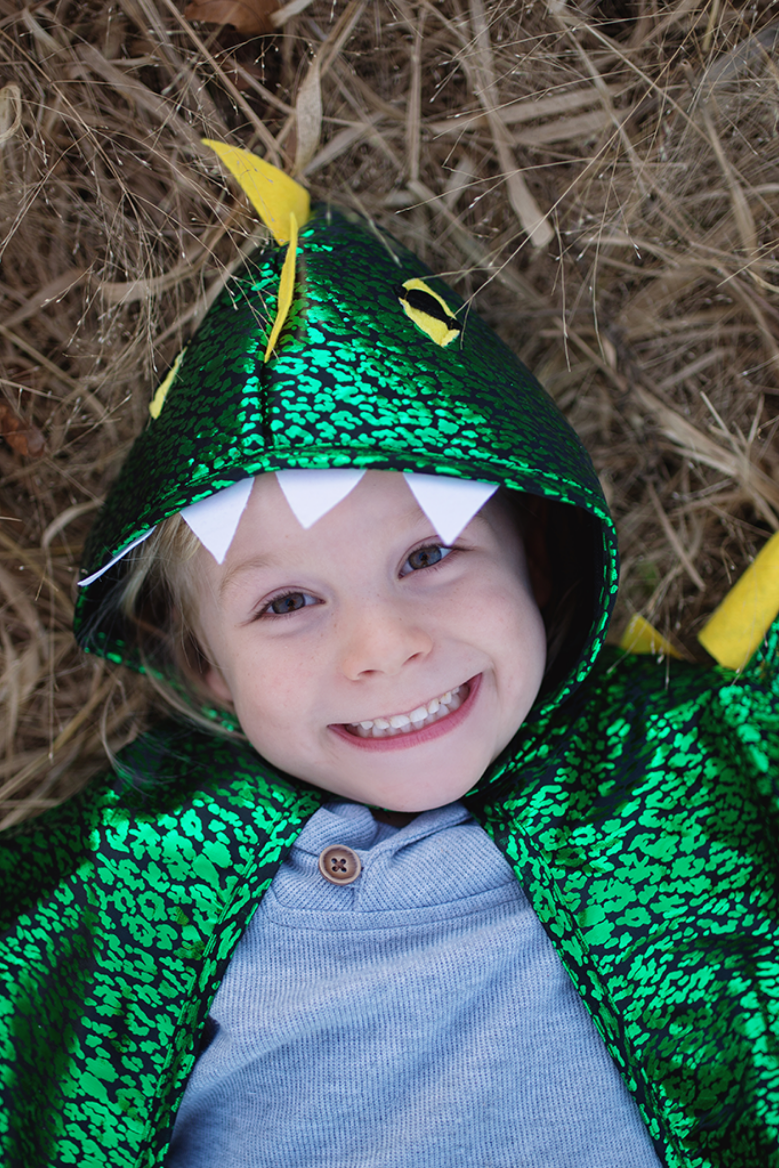 Toddler Dragon Cape, Green