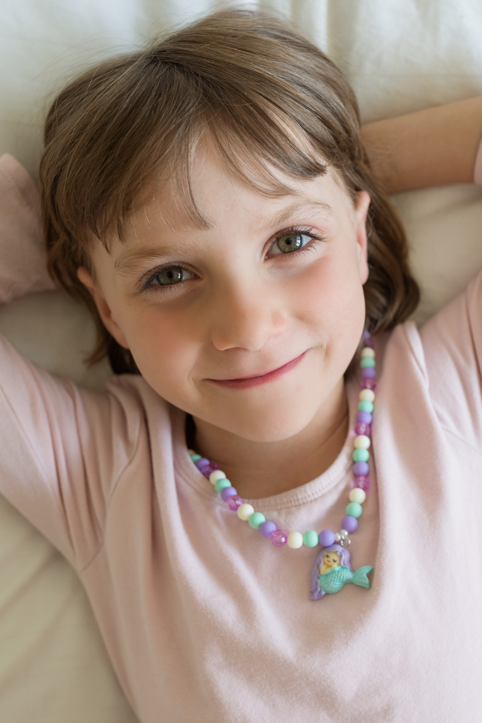 Matte Mermaid Necklace, 2 styles assorted