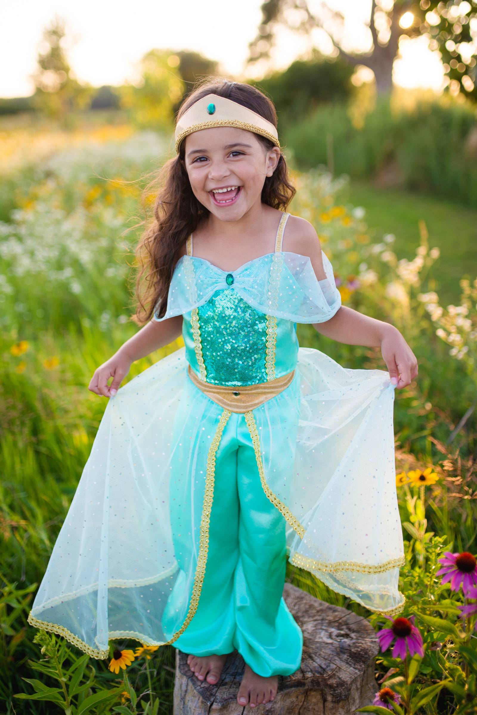 Arabian Princess Dress, Teal