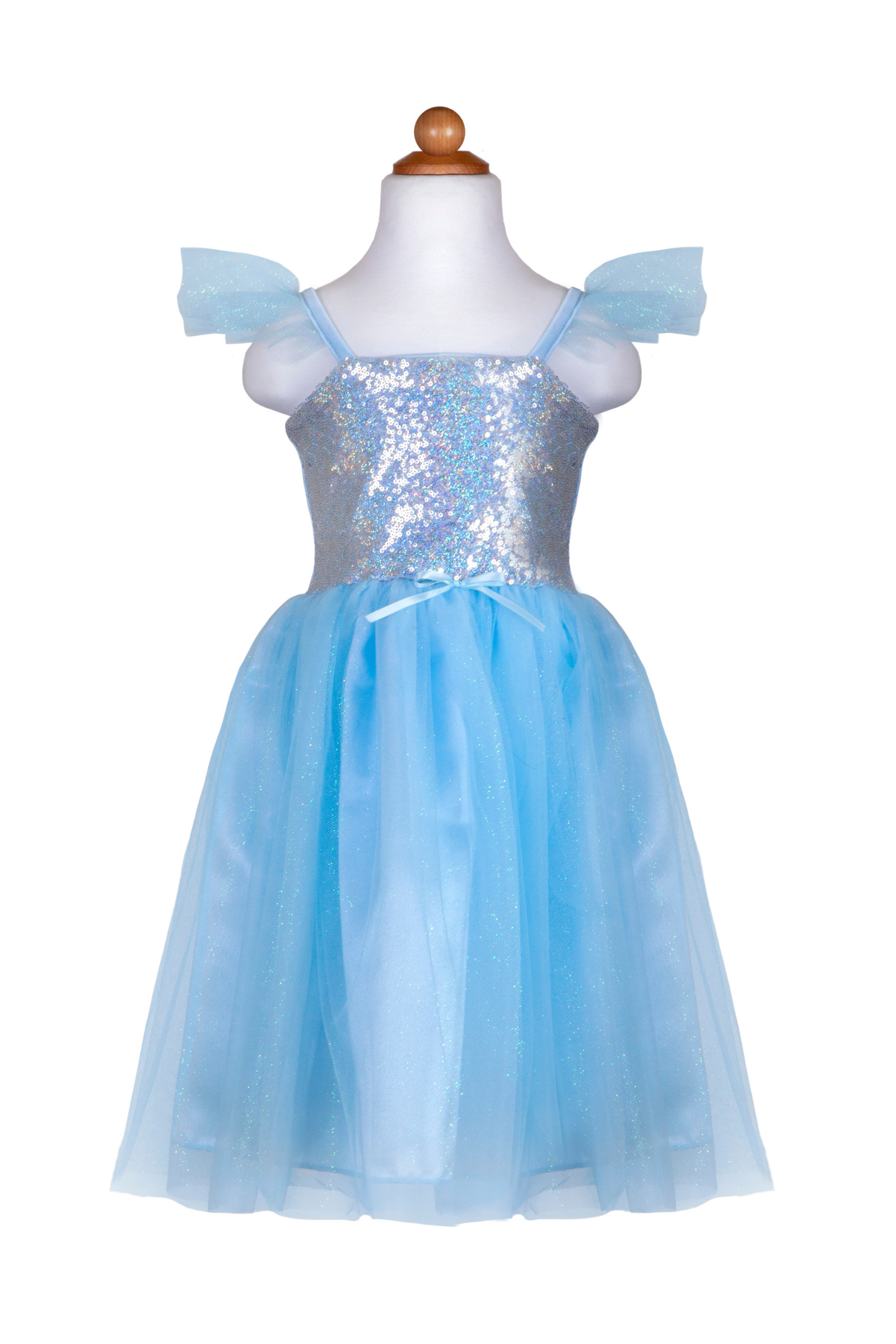 Sequins Princess Dress, Blue