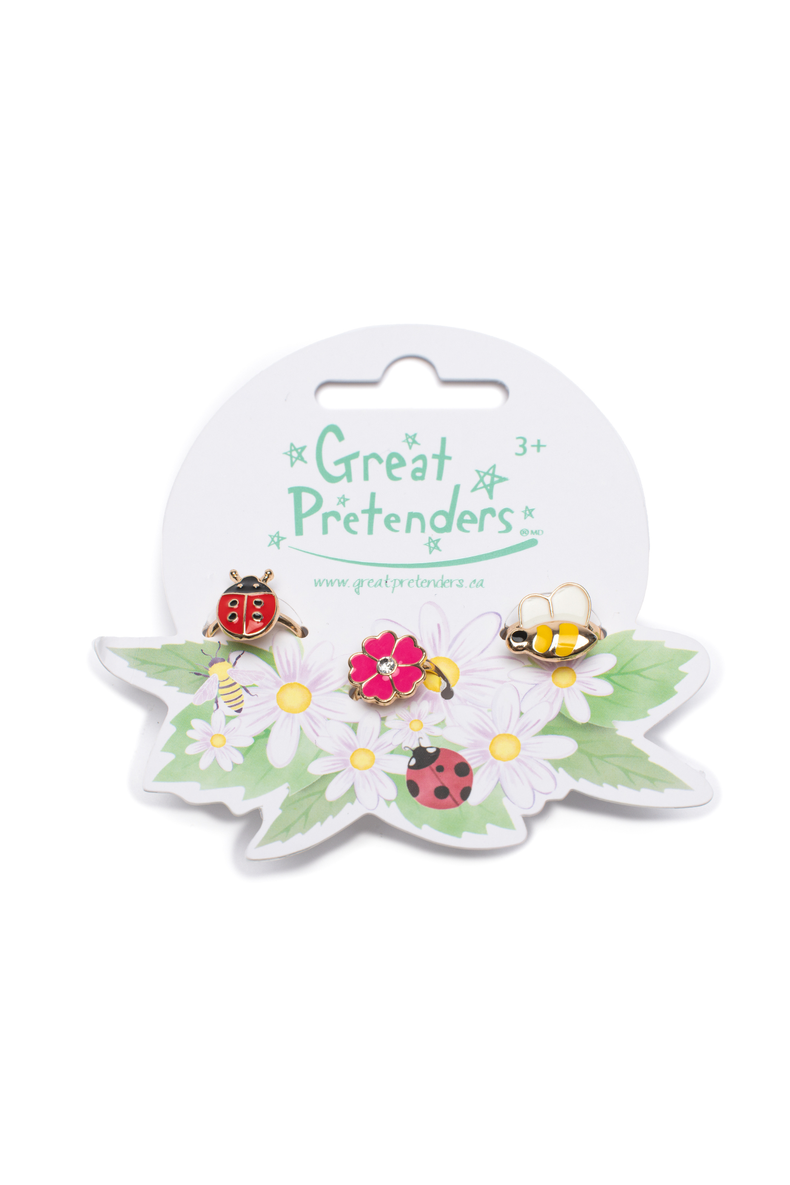 Ladybug Garden Ring Set (3 pcs)