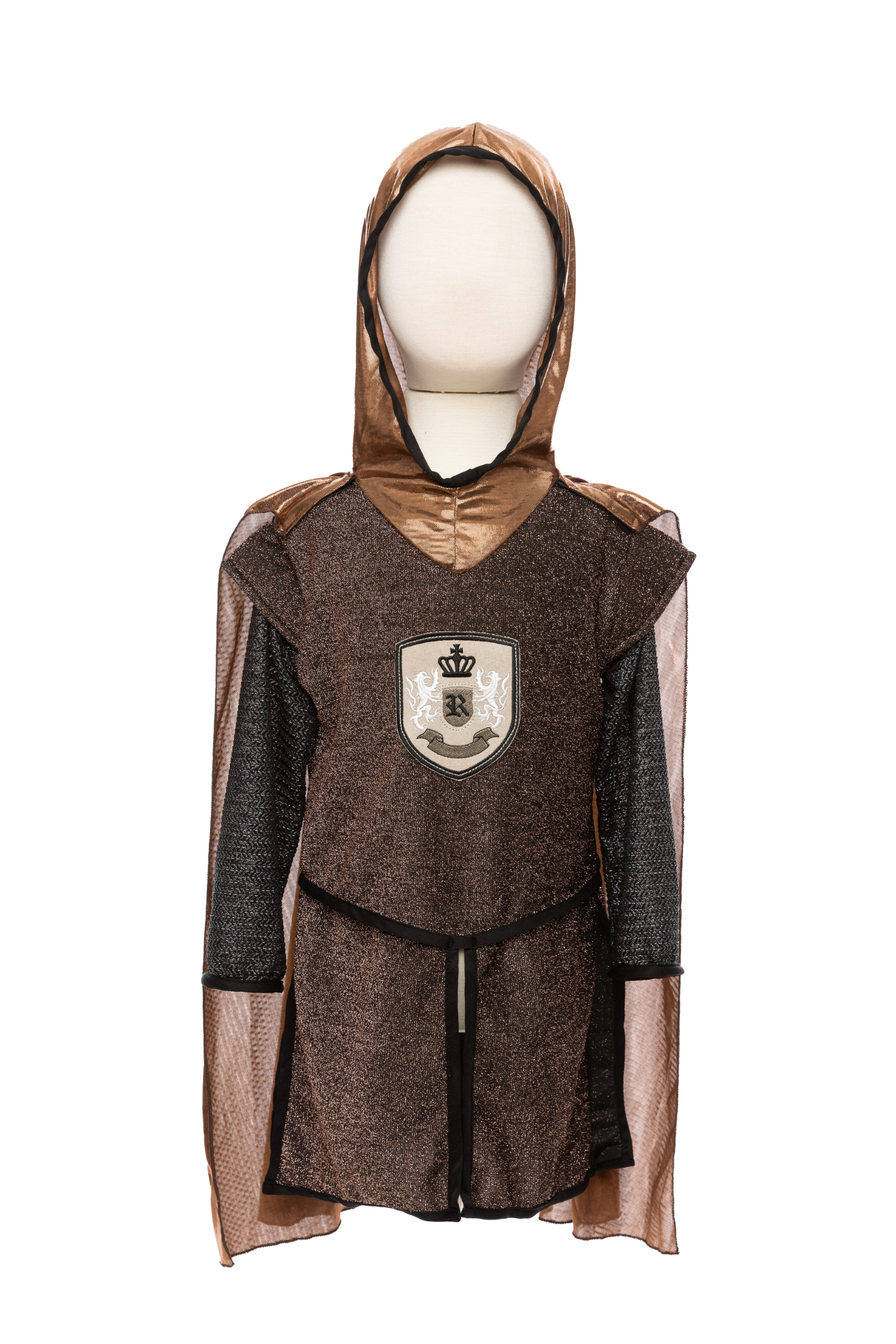 Brilliant Copper Knight Cape Tunic
