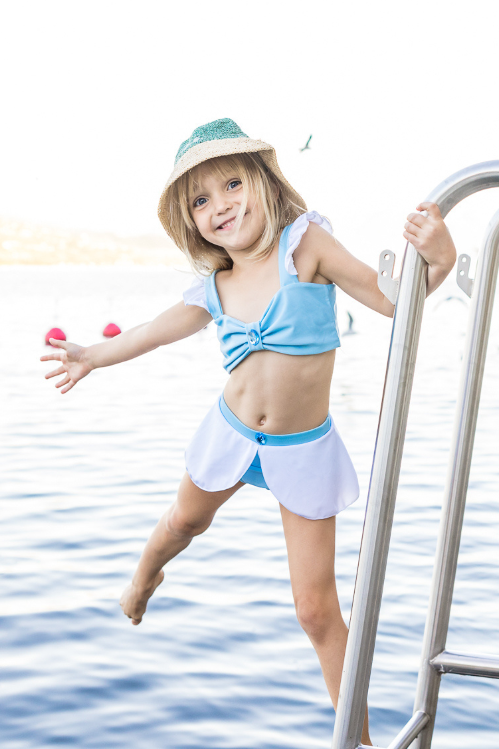 Glass Slipper Swimsuit Set (2 pcs)