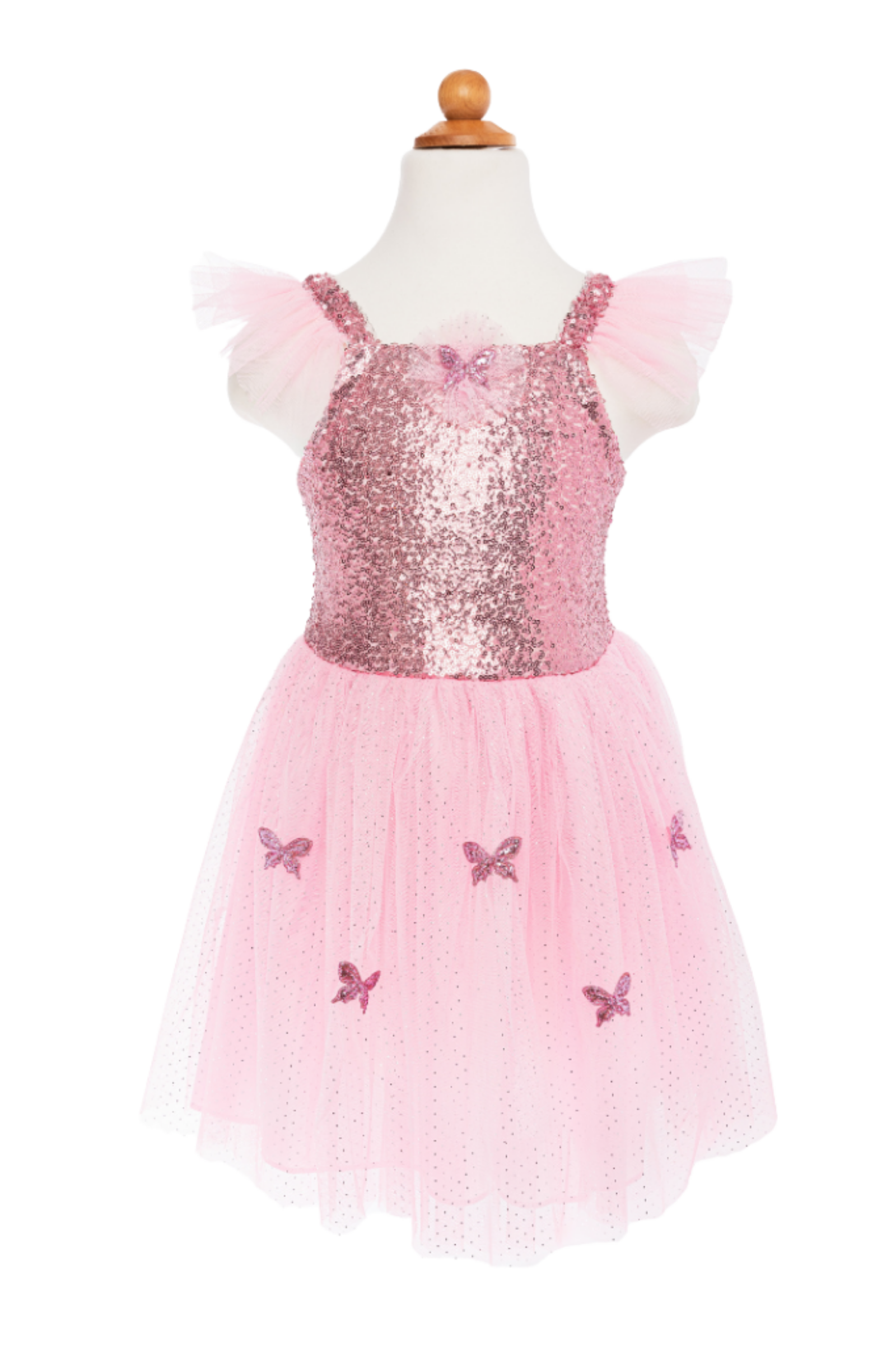 Pink Butterfly Dress with Wings