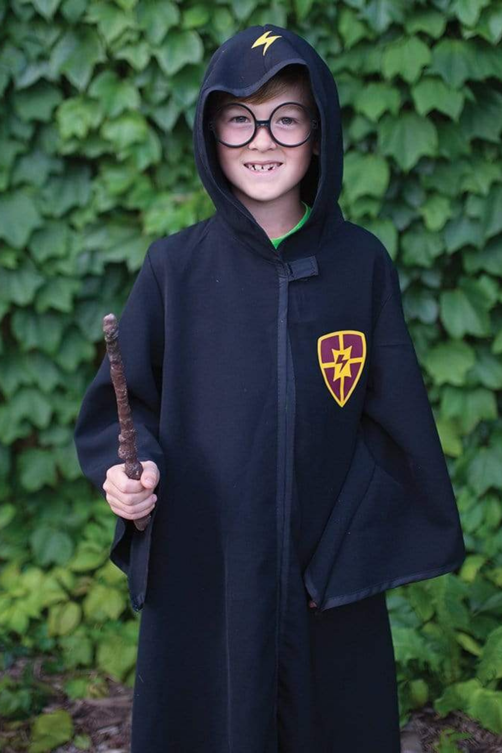 Wizard Cloak with Glasses, Black