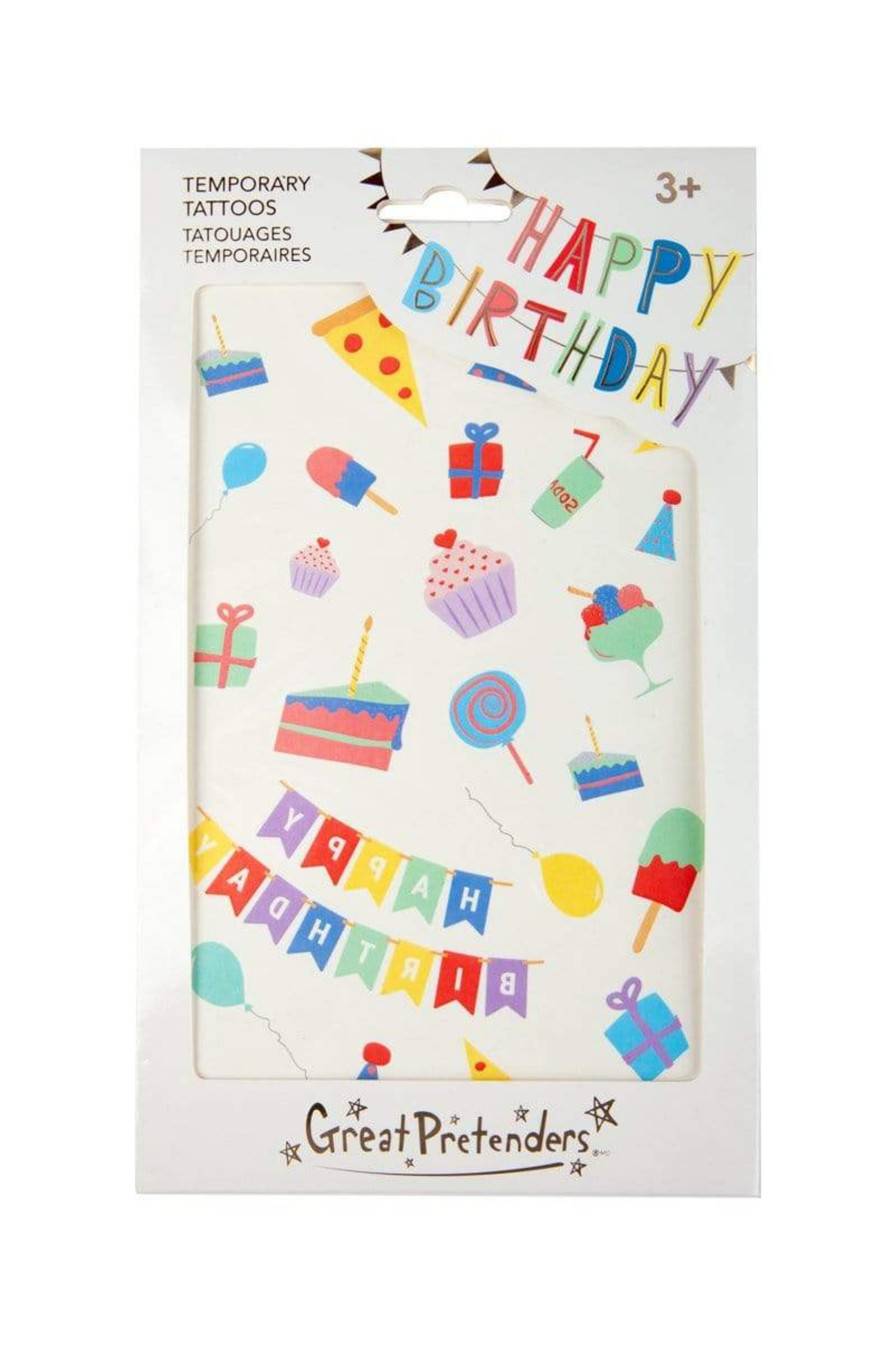 Happy Birthday Tatoo Sheet (26 pcs)