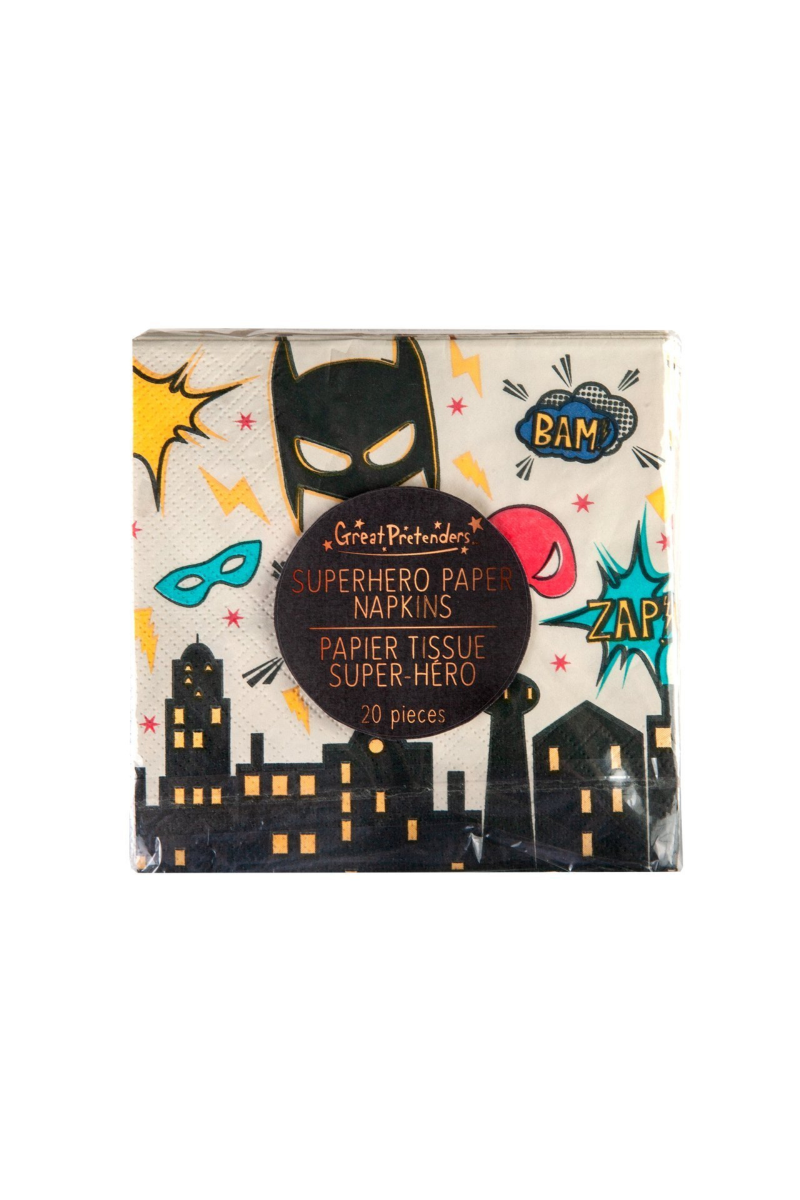 Napkins - Superhero Square (20 pcs)