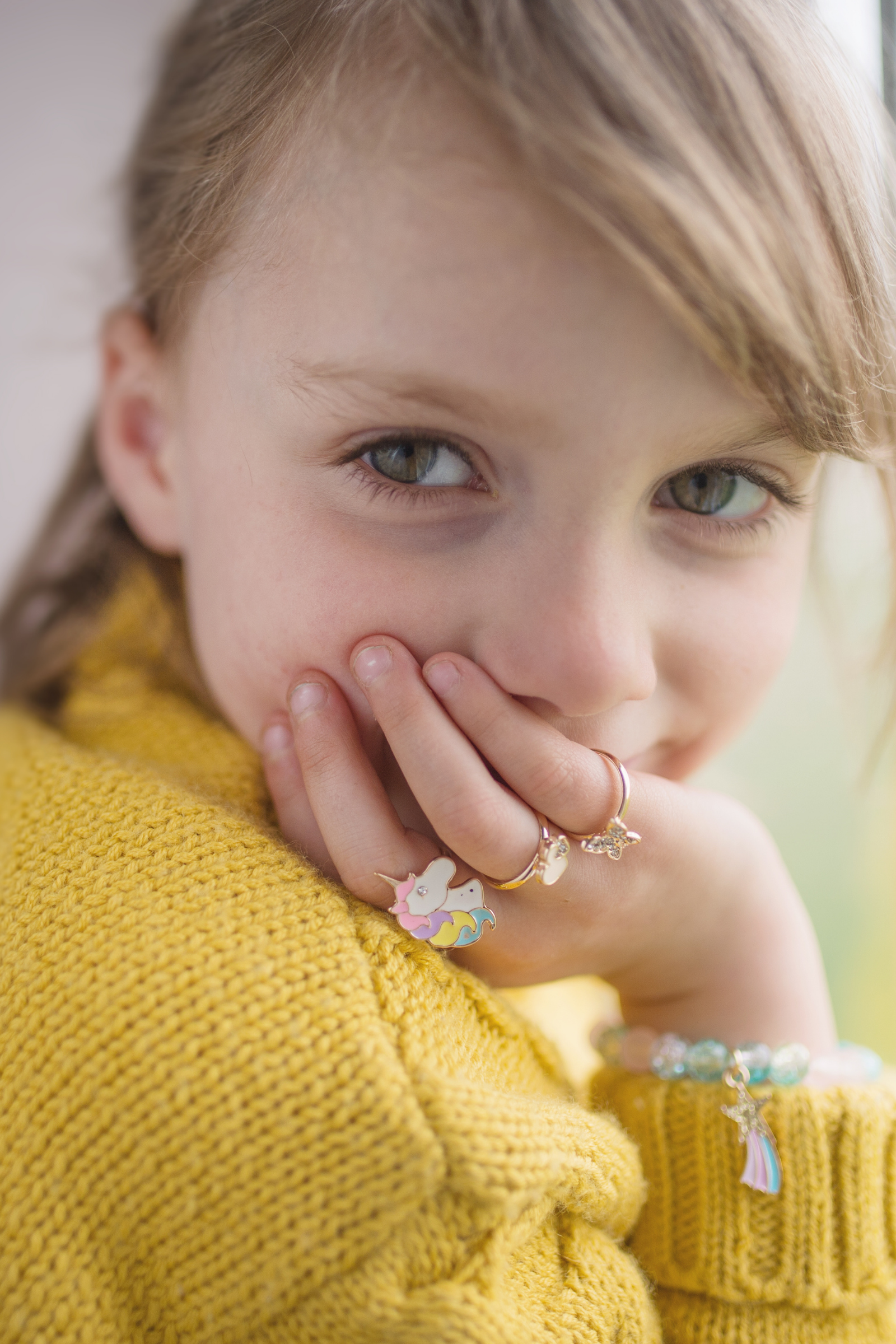 Bagues Boutique Butterfly & Unicorn Rings, 3 Pcs