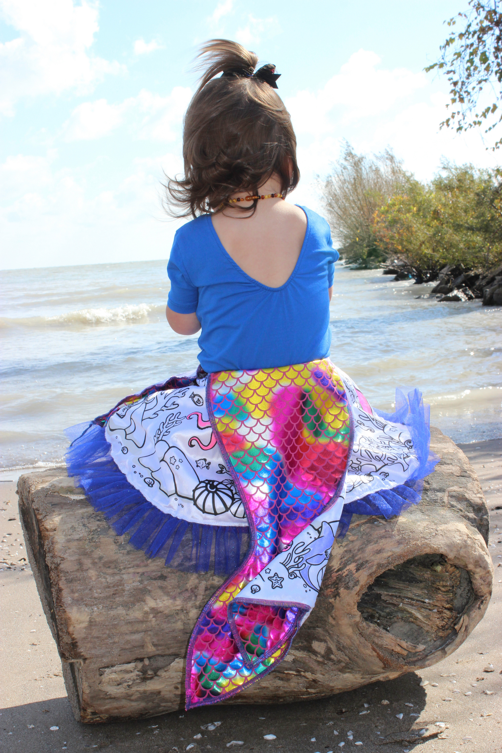 Colour a Mermaid Skirt with Marker Set (7 pcs)