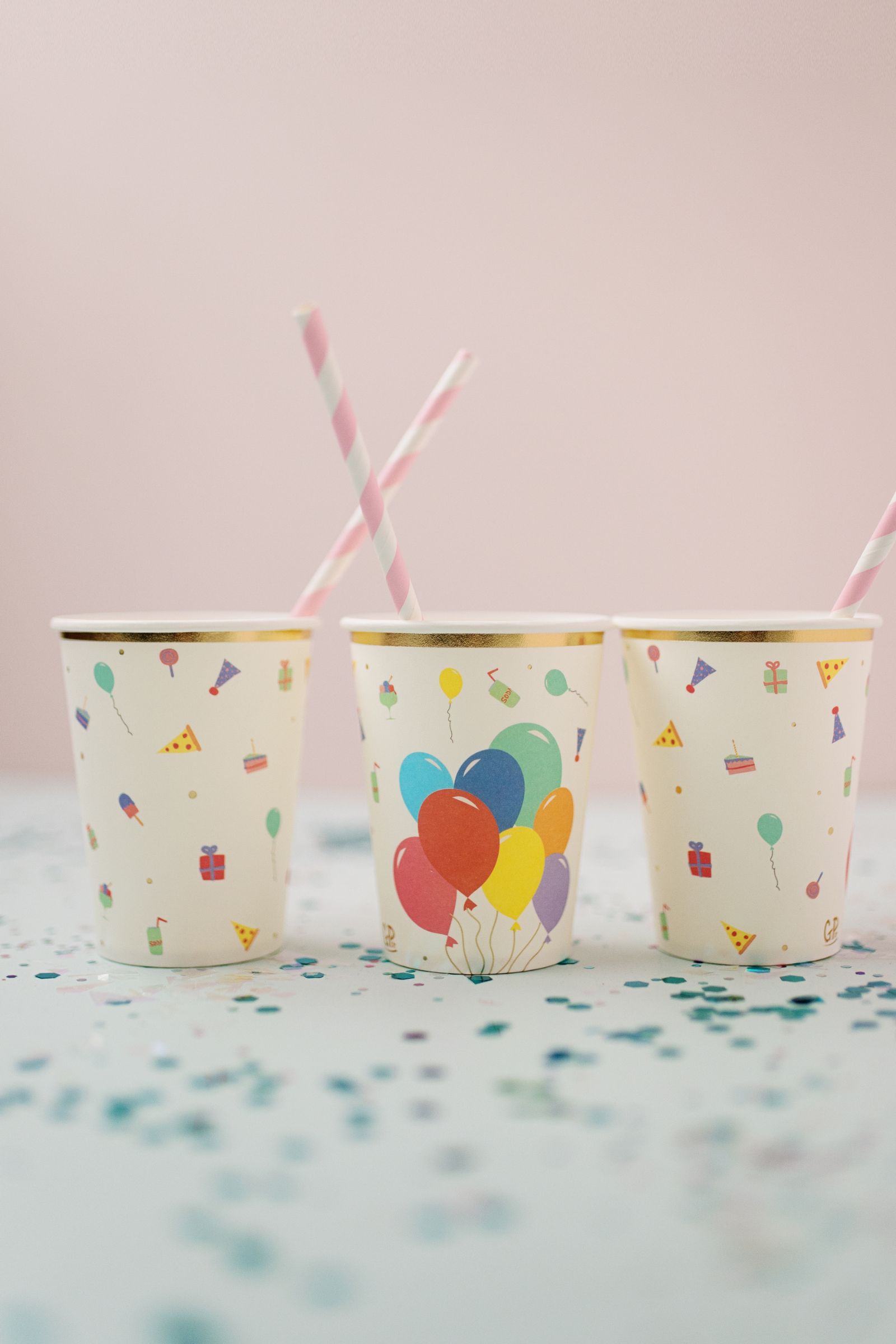 Cups - Happy Birthday (8 pcs)