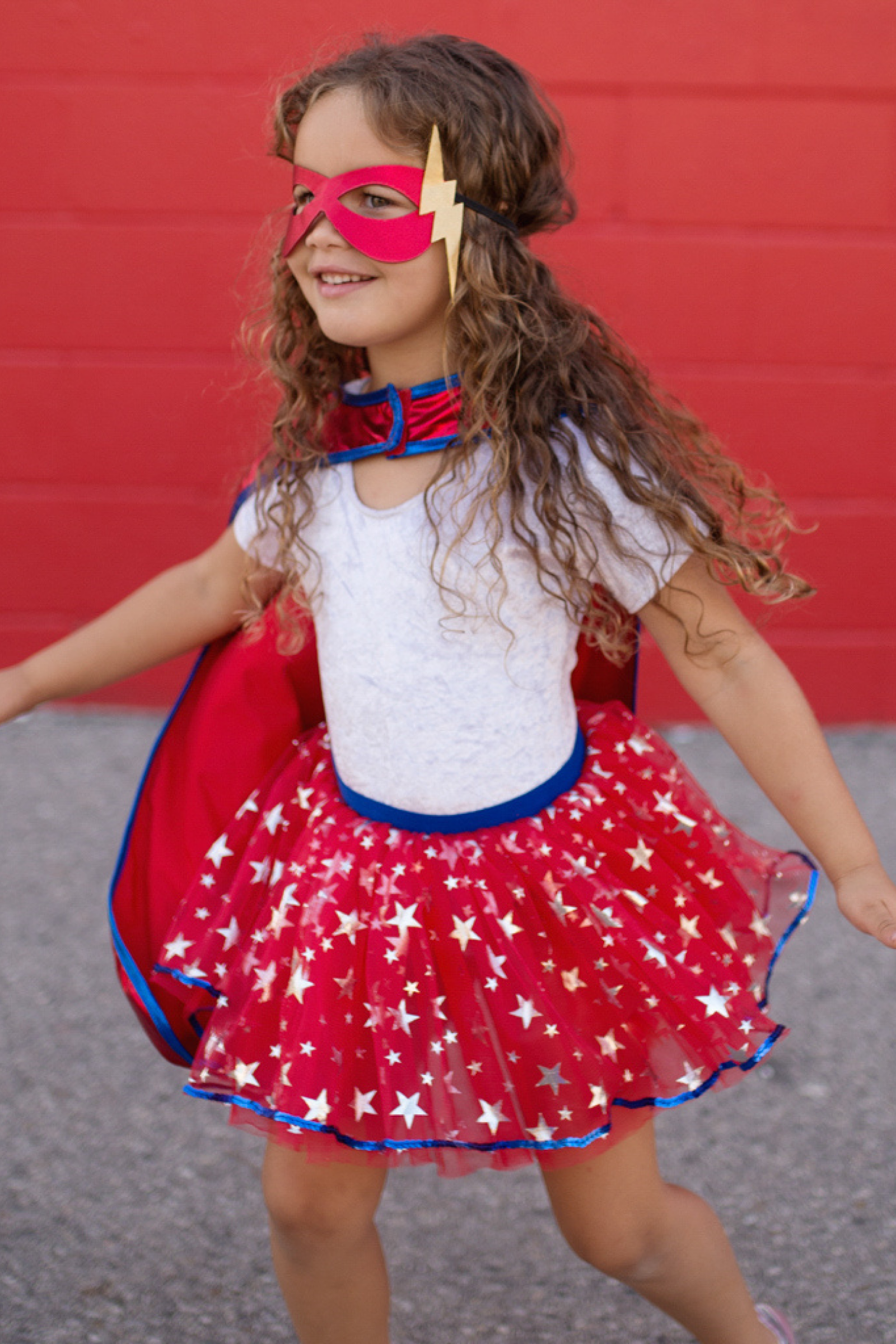 Superhero Tutu with Cape & Mask