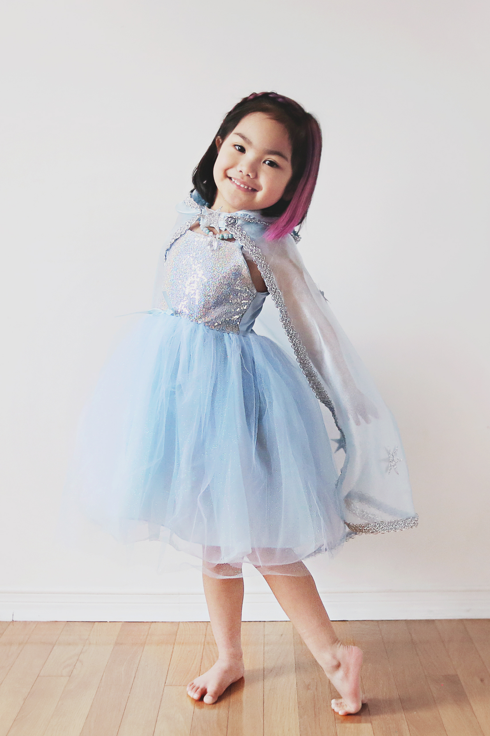 Sequins Princess Dress, Blue