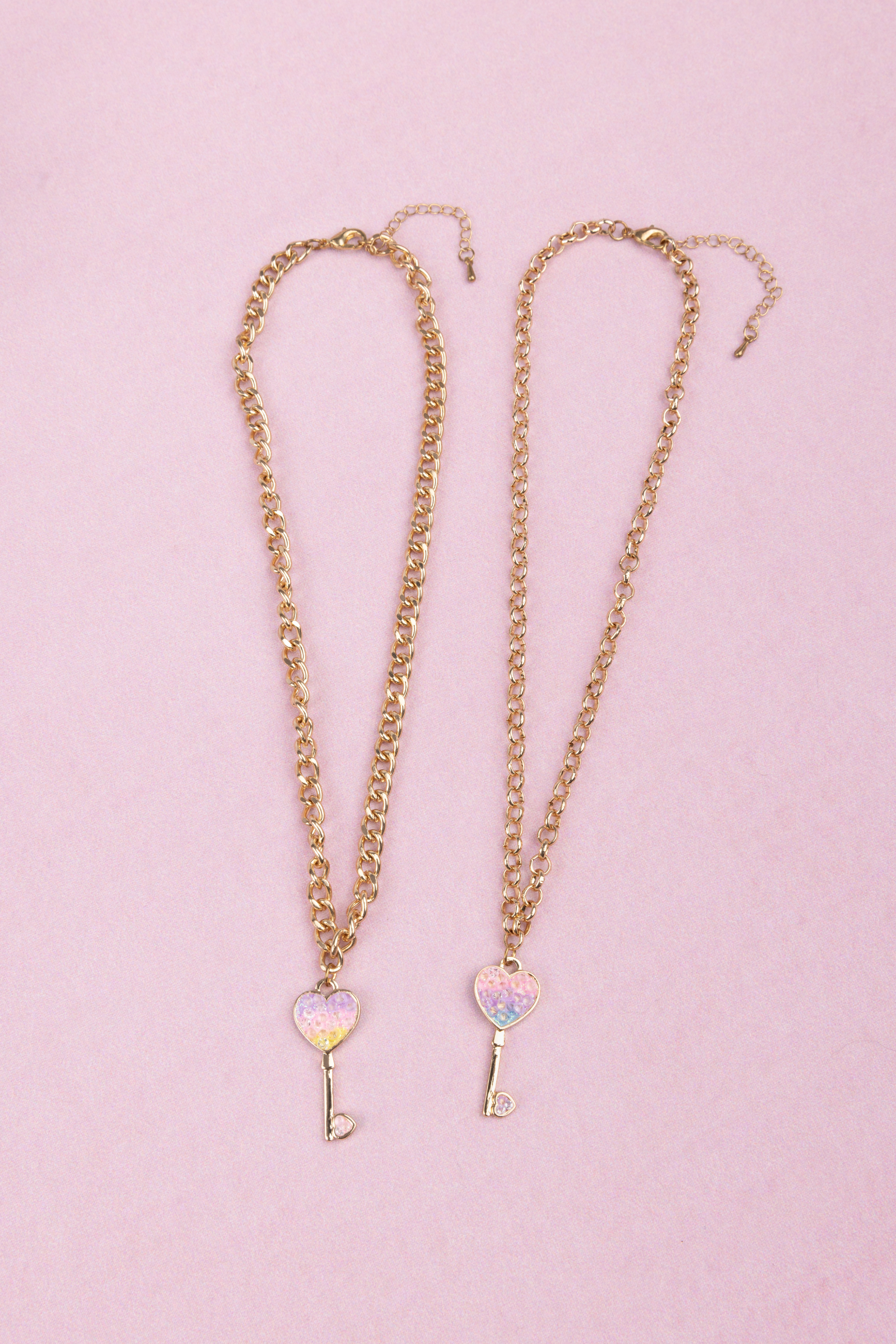 Boutique Chic Key to my Heart Necklace, 2 styles assorted