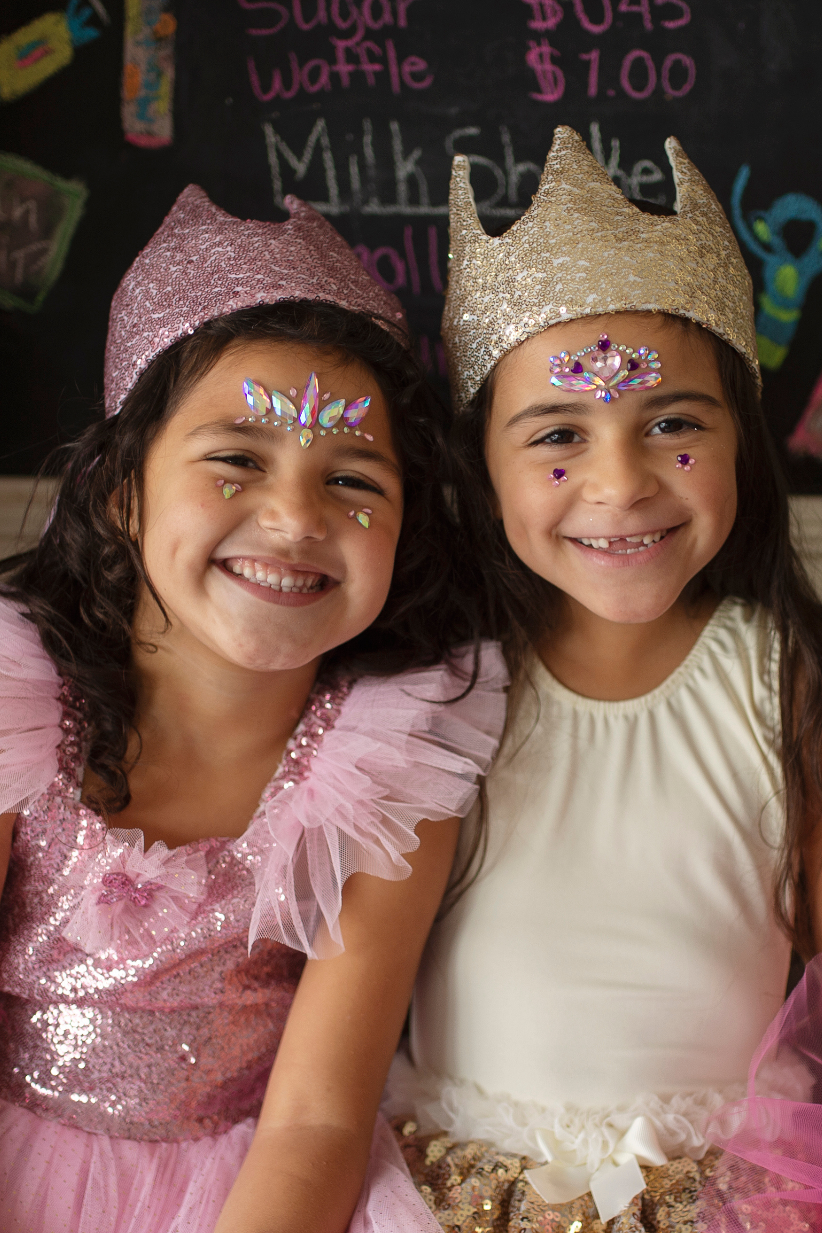 Face Crystal Sheet - Hearts (3 pcs)