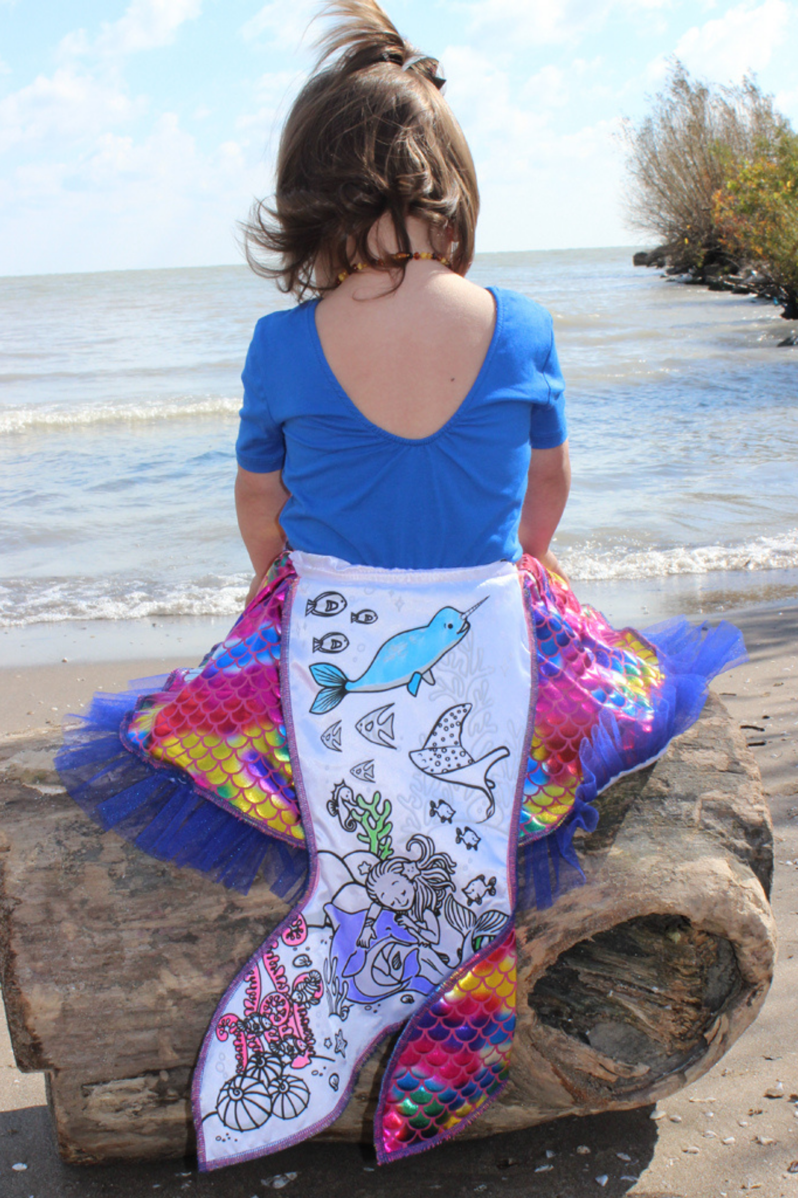 Colour a Mermaid Skirt with Marker Set (7 pcs)