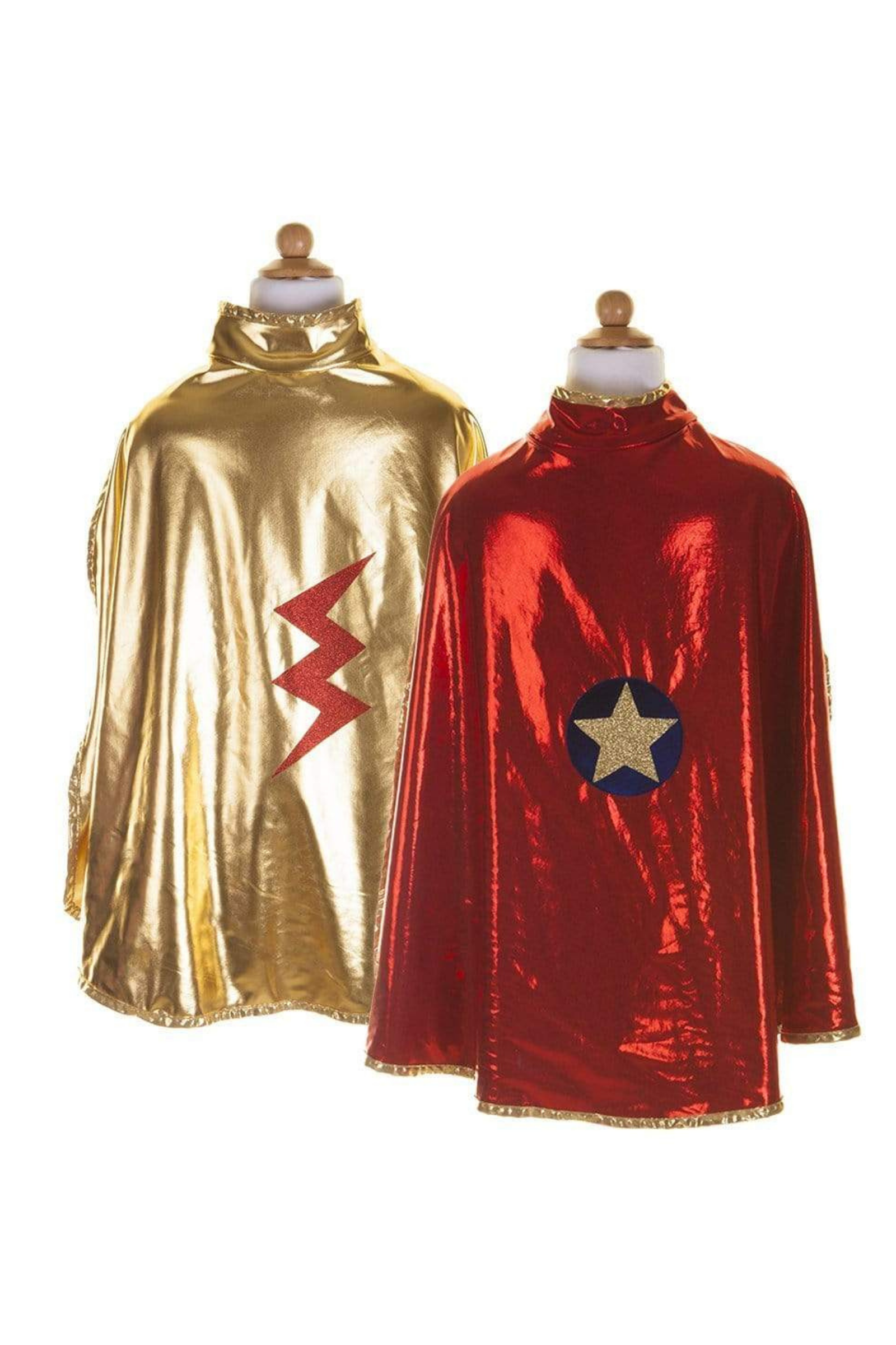 Reversible Wonder Cape, Red/Gold