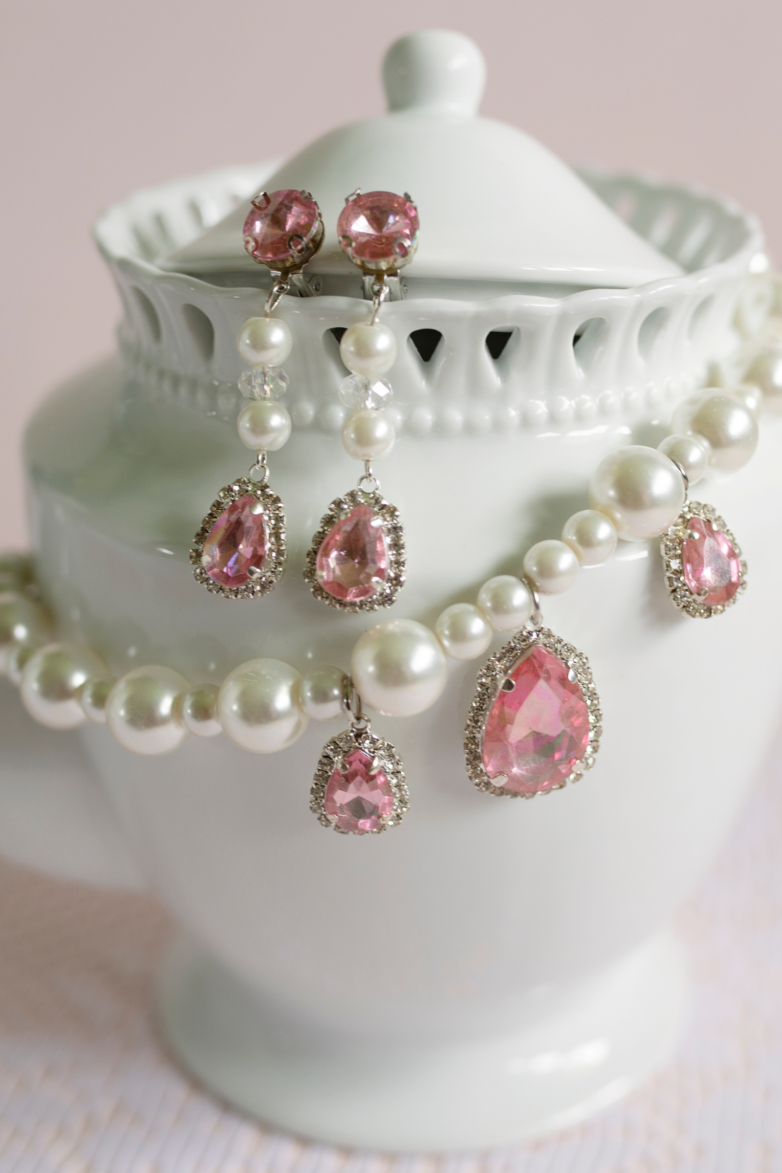 The Coco - Necklace with Ring & Earring Set (4 pcs)