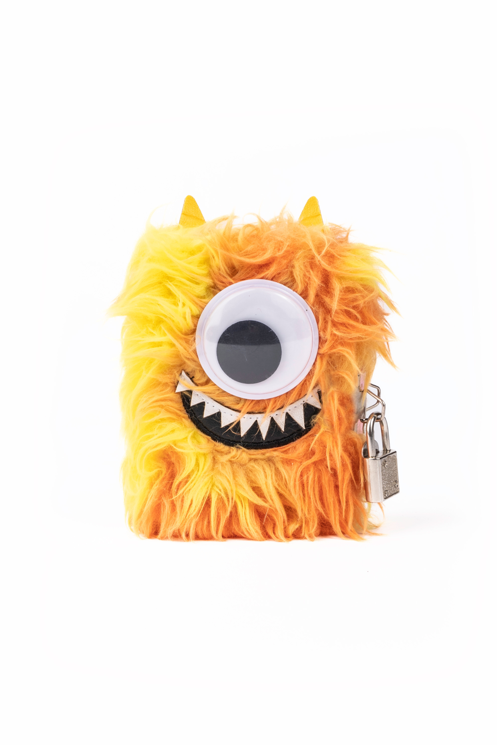 Furry Friends Journal with Lock & Pen - Giggle the Monster