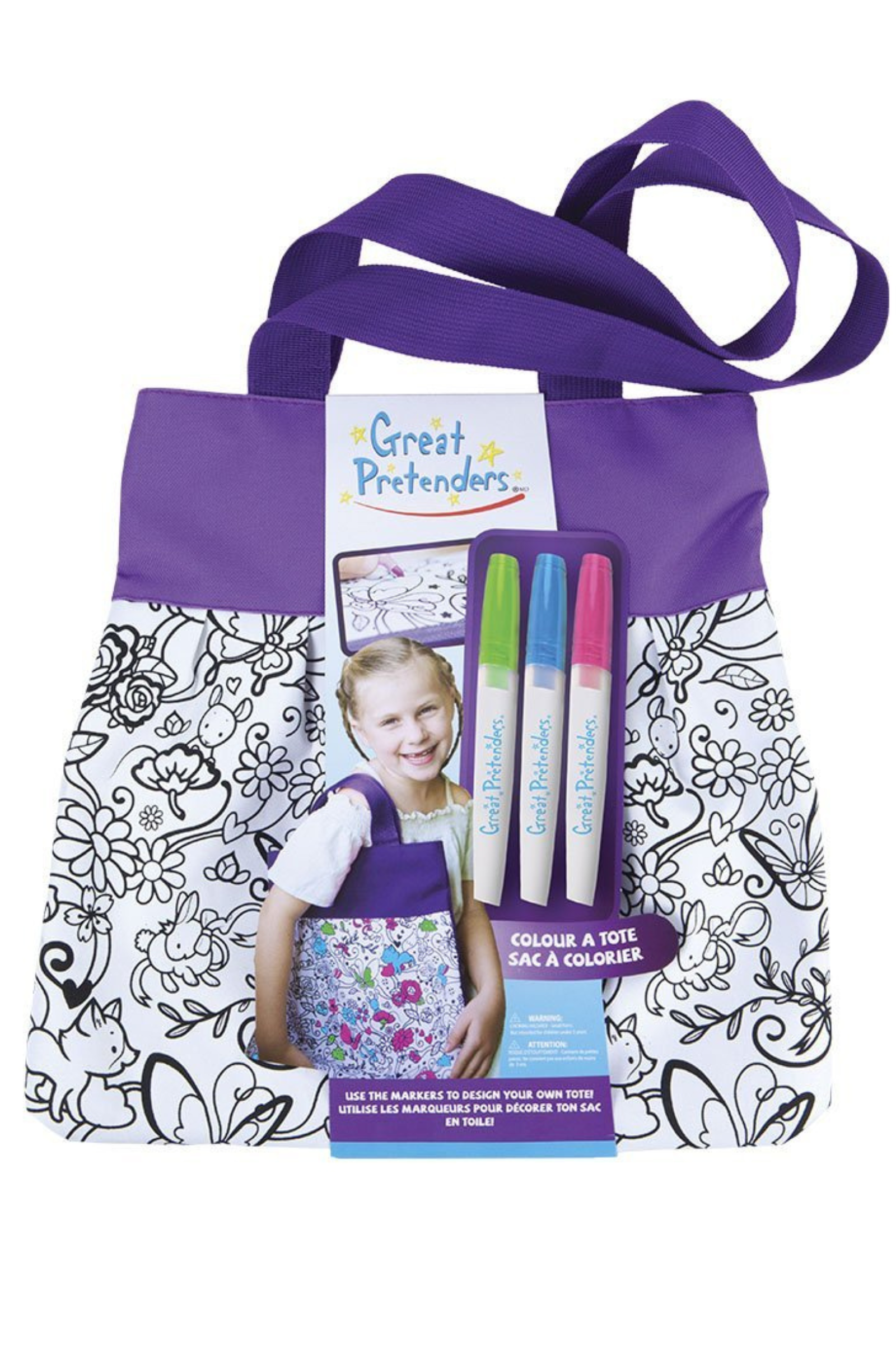 Colour a Tote Bag with 3 Markers