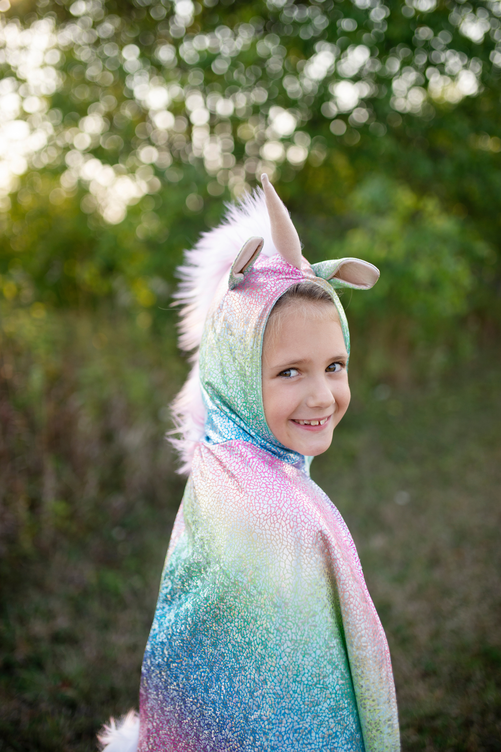 Reversible Unicorn and Dragon Cape