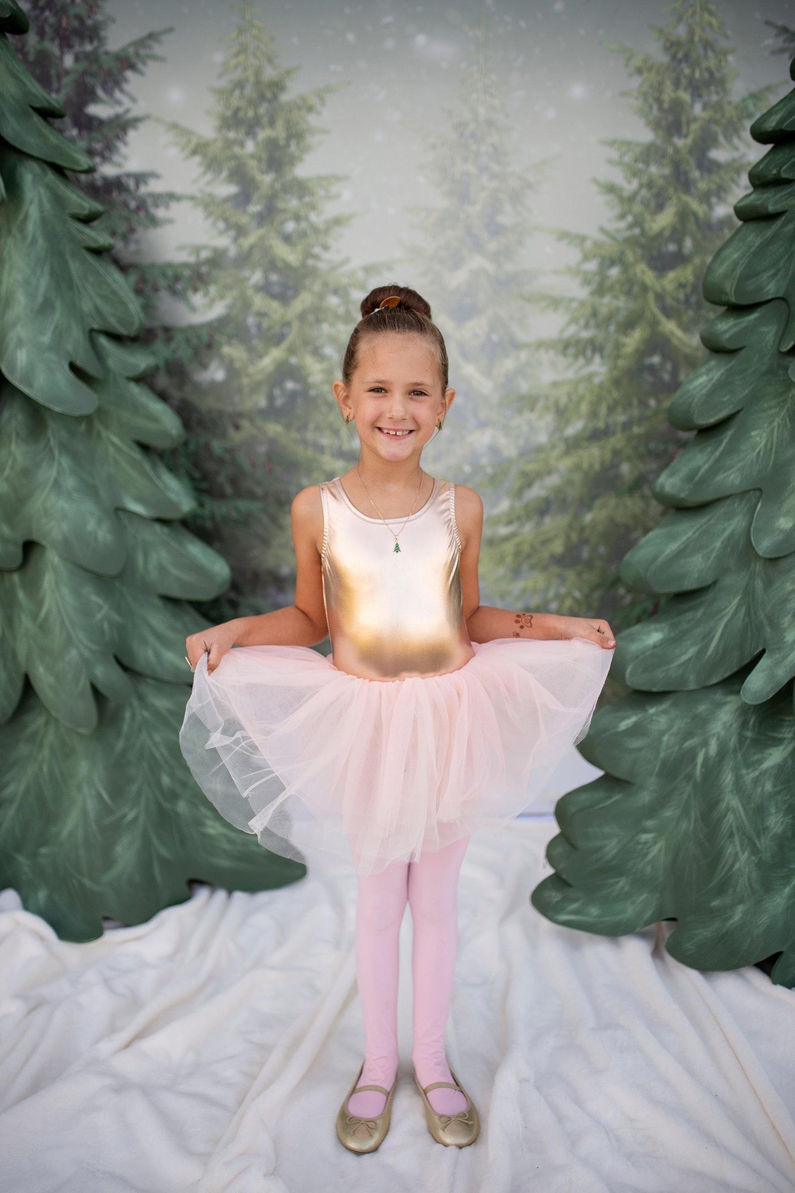 Ballet Tutu Dress, Rose Gold