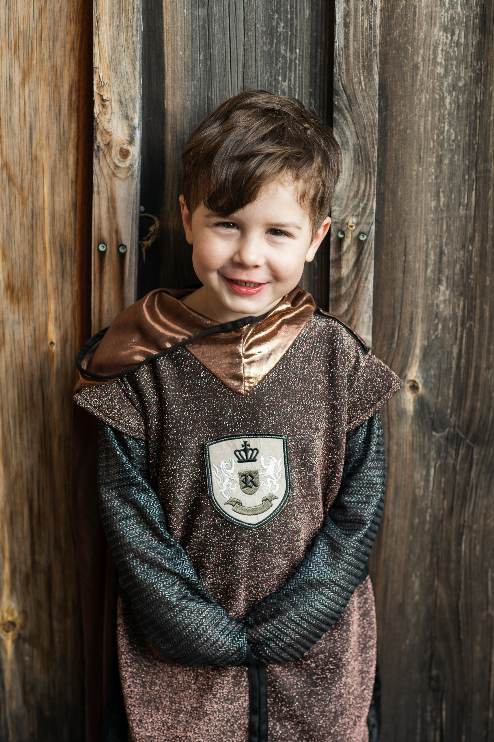 Brilliant Copper Knight Cape Tunic