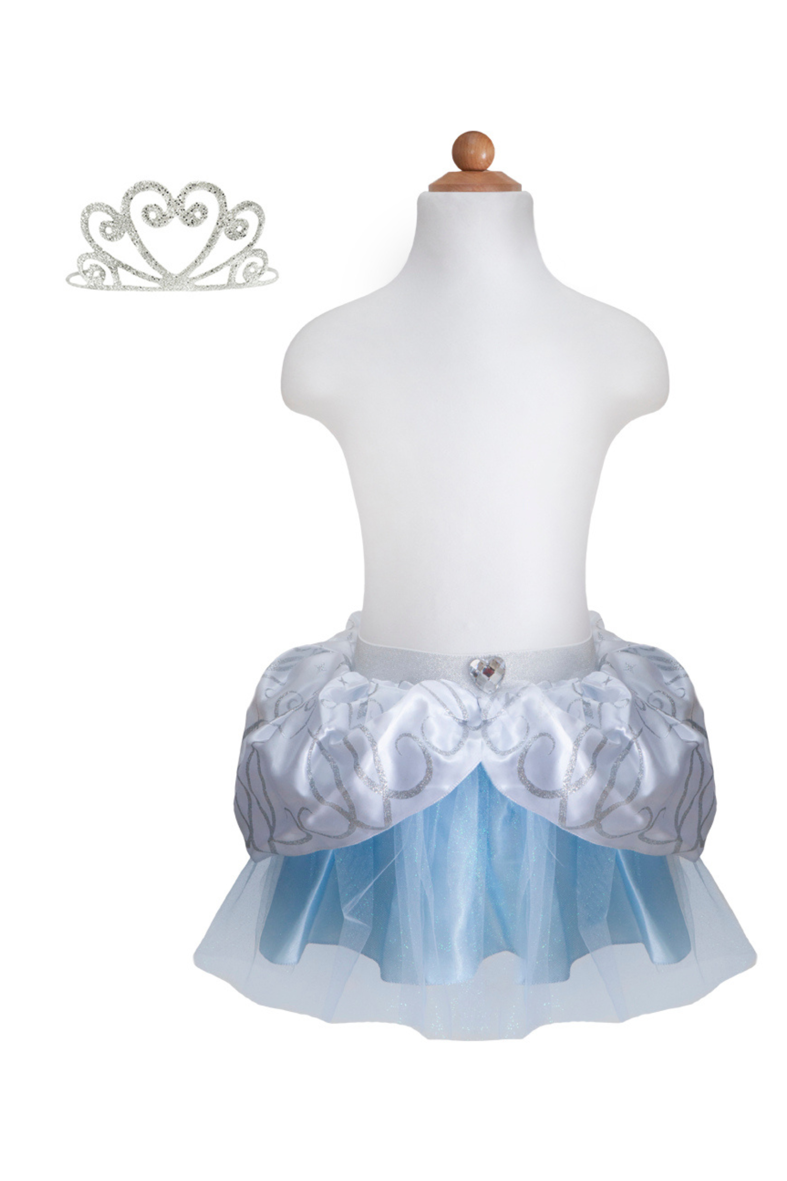 Glass Slipper Skirt with Tiara