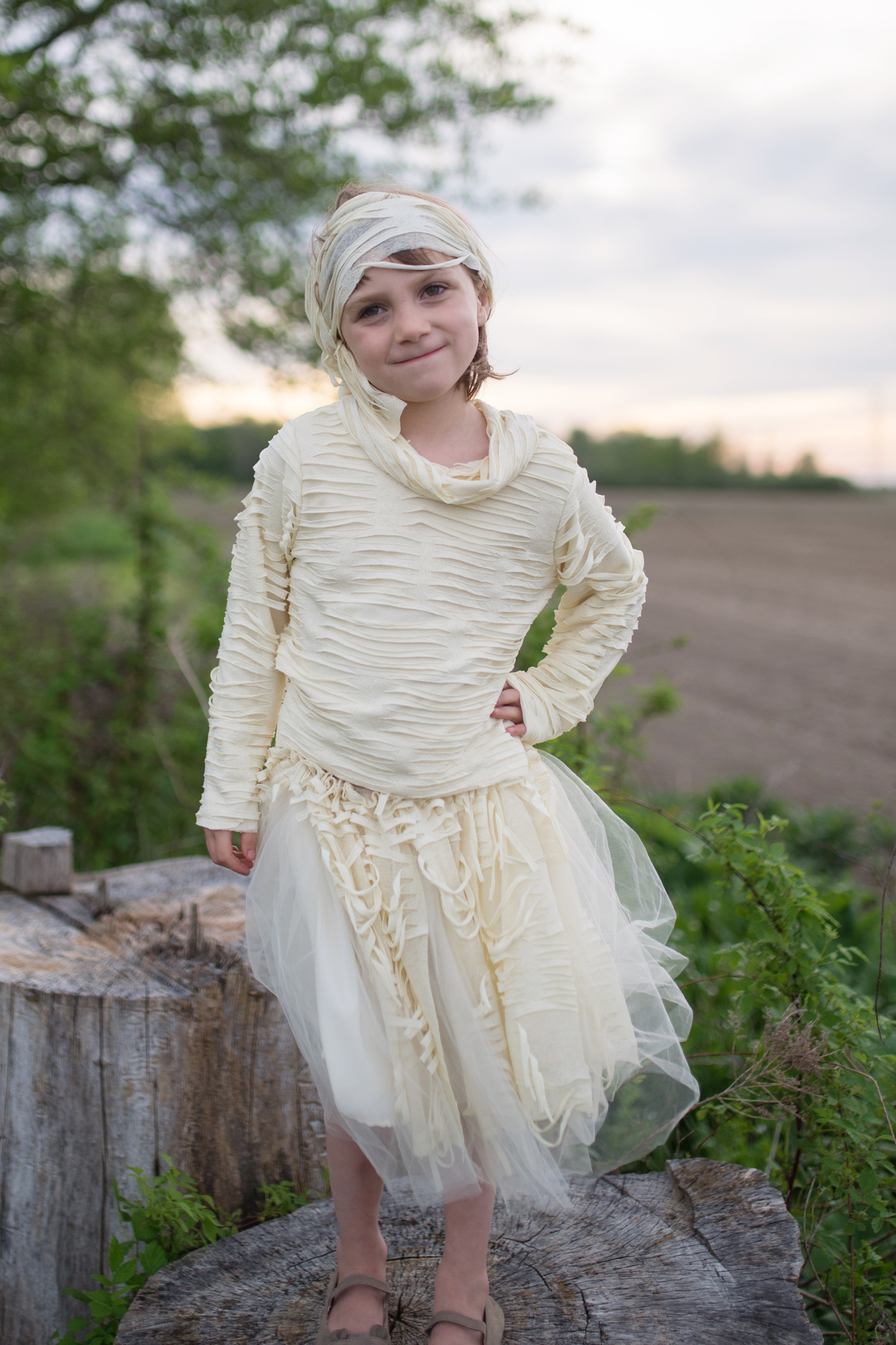 Mumienkostüm mit Rock