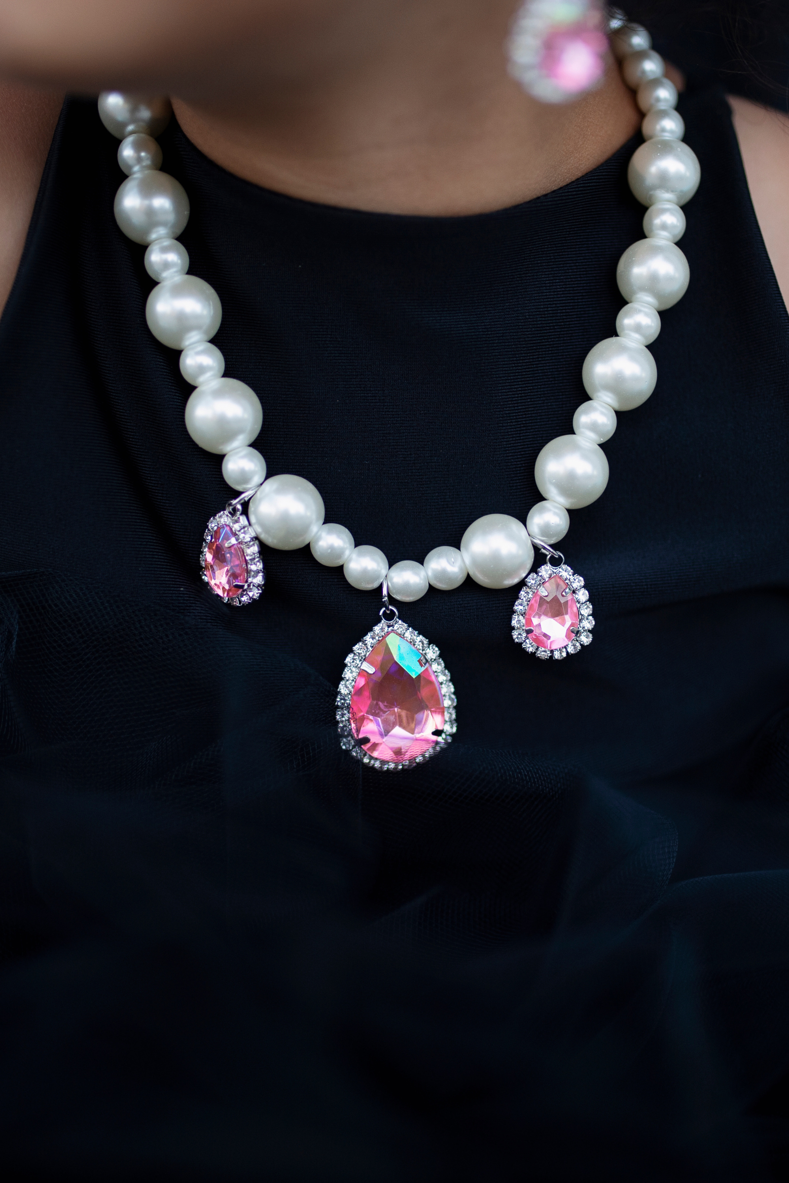 The Coco - Necklace with Ring & Earring Set (4 pcs)