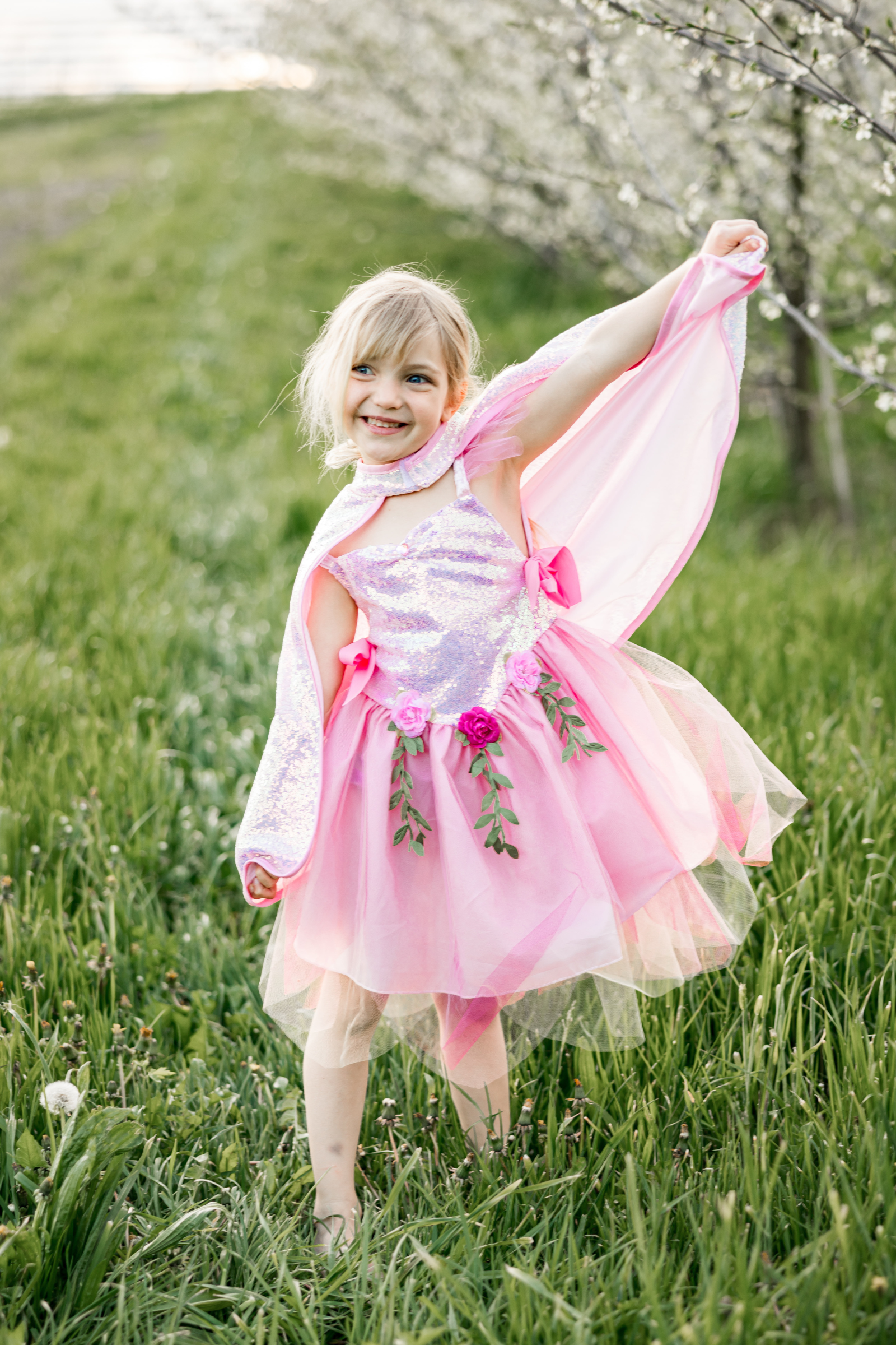 Pink Sequins Fairy Tunic