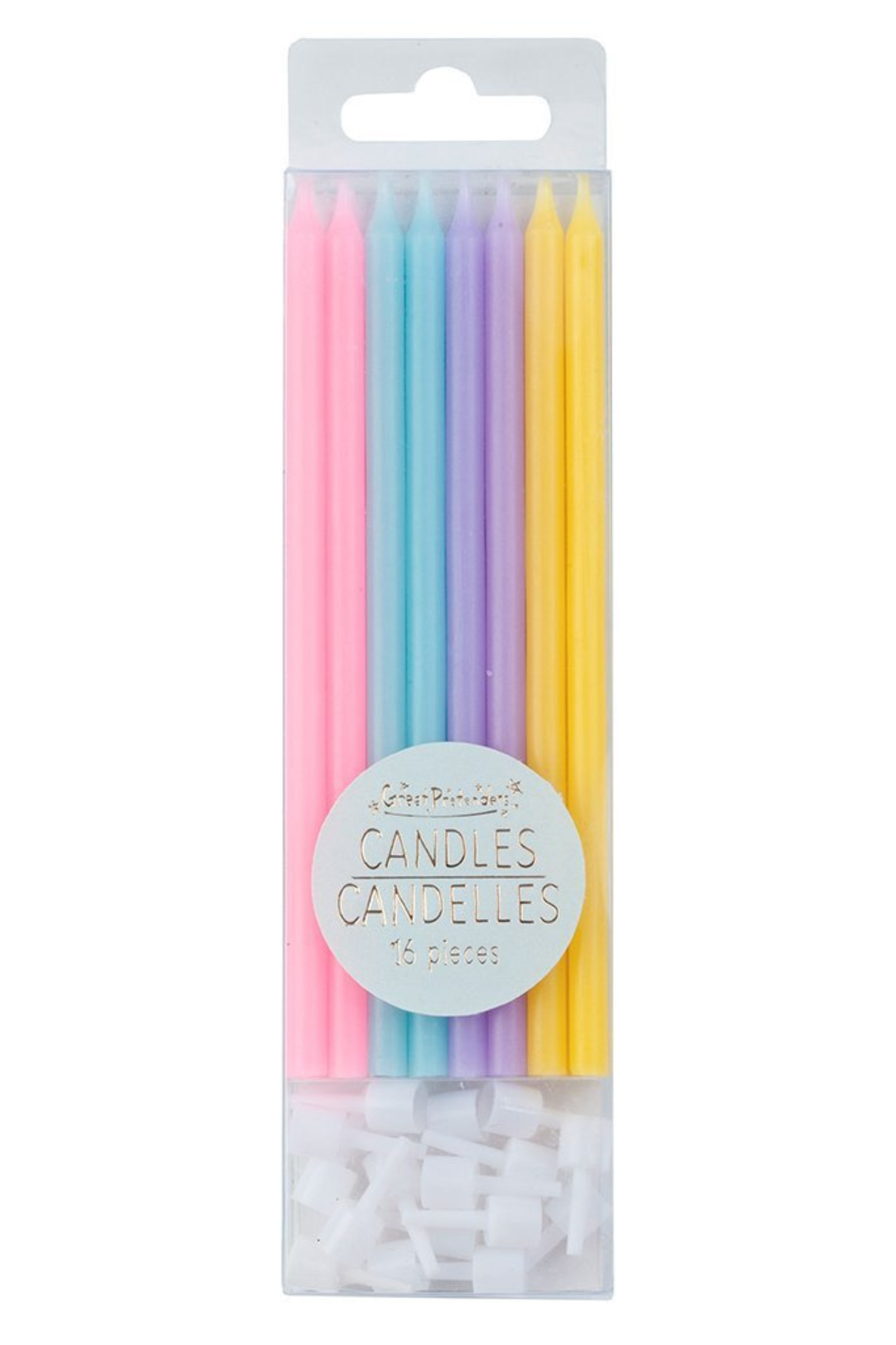 Candle Set, Rainbow (16 pcs)