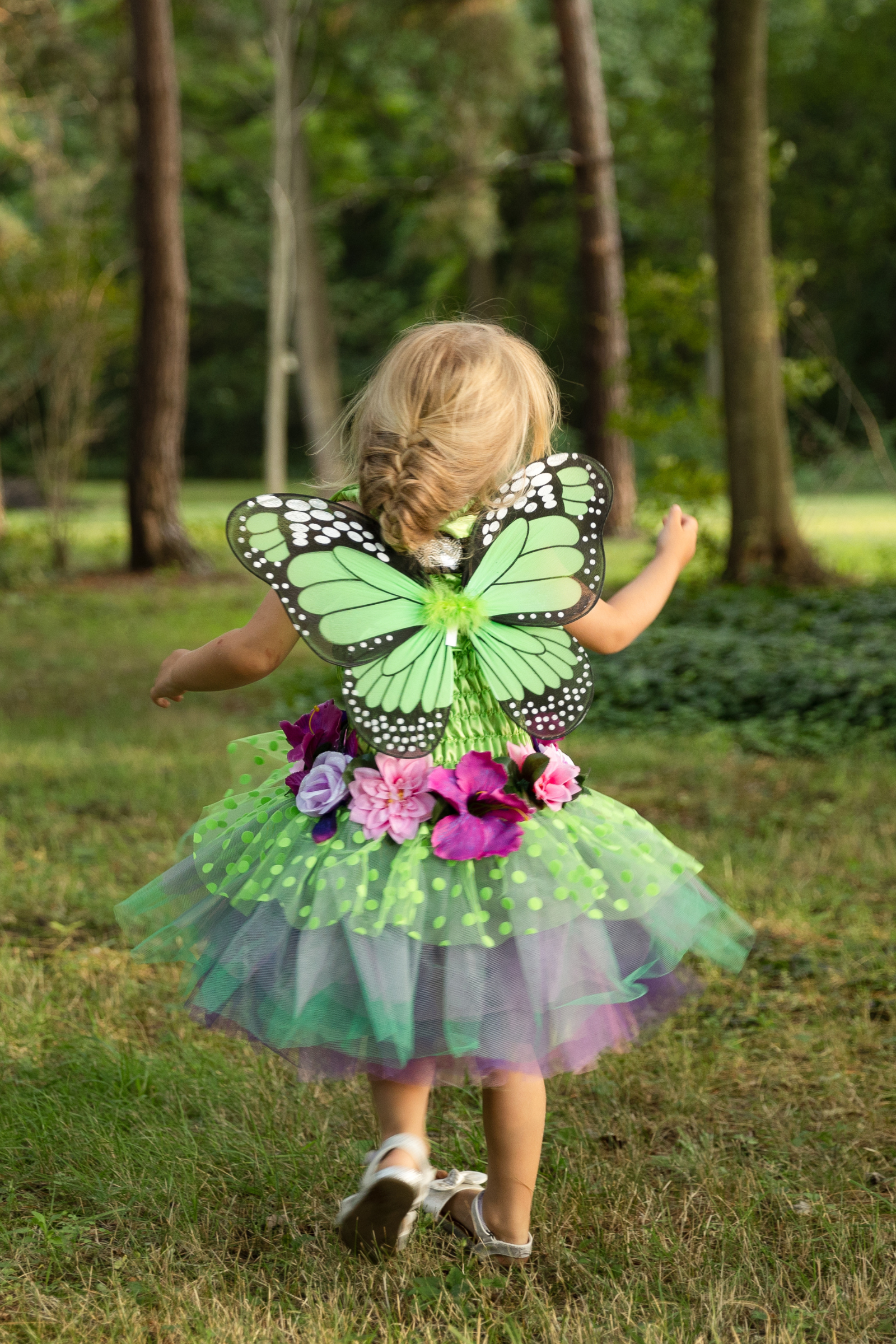 Fairy Blooms Deluxe Dress with Wings