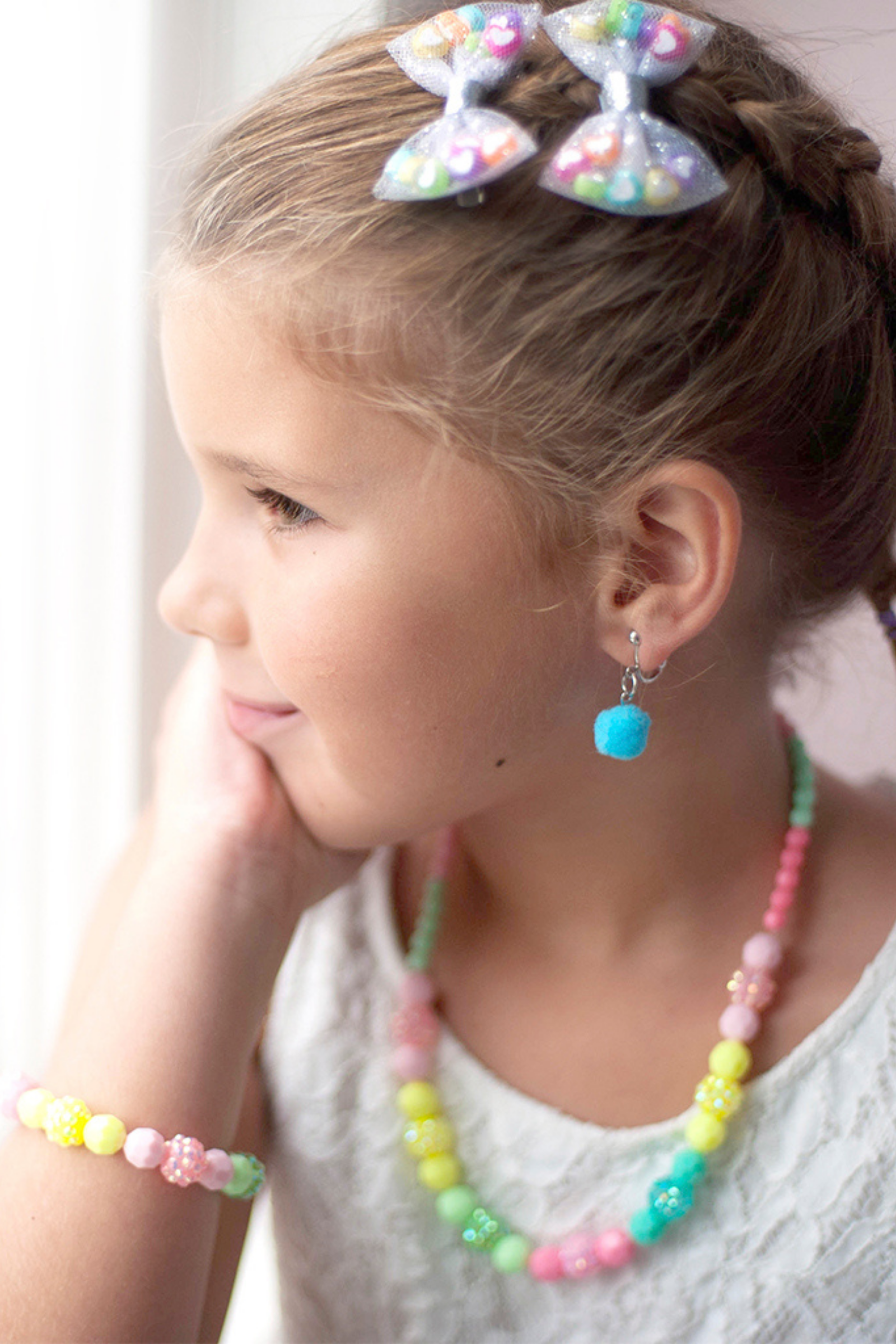 Vividly Vibrant Necklace & Bracelet Set (2 pcs)