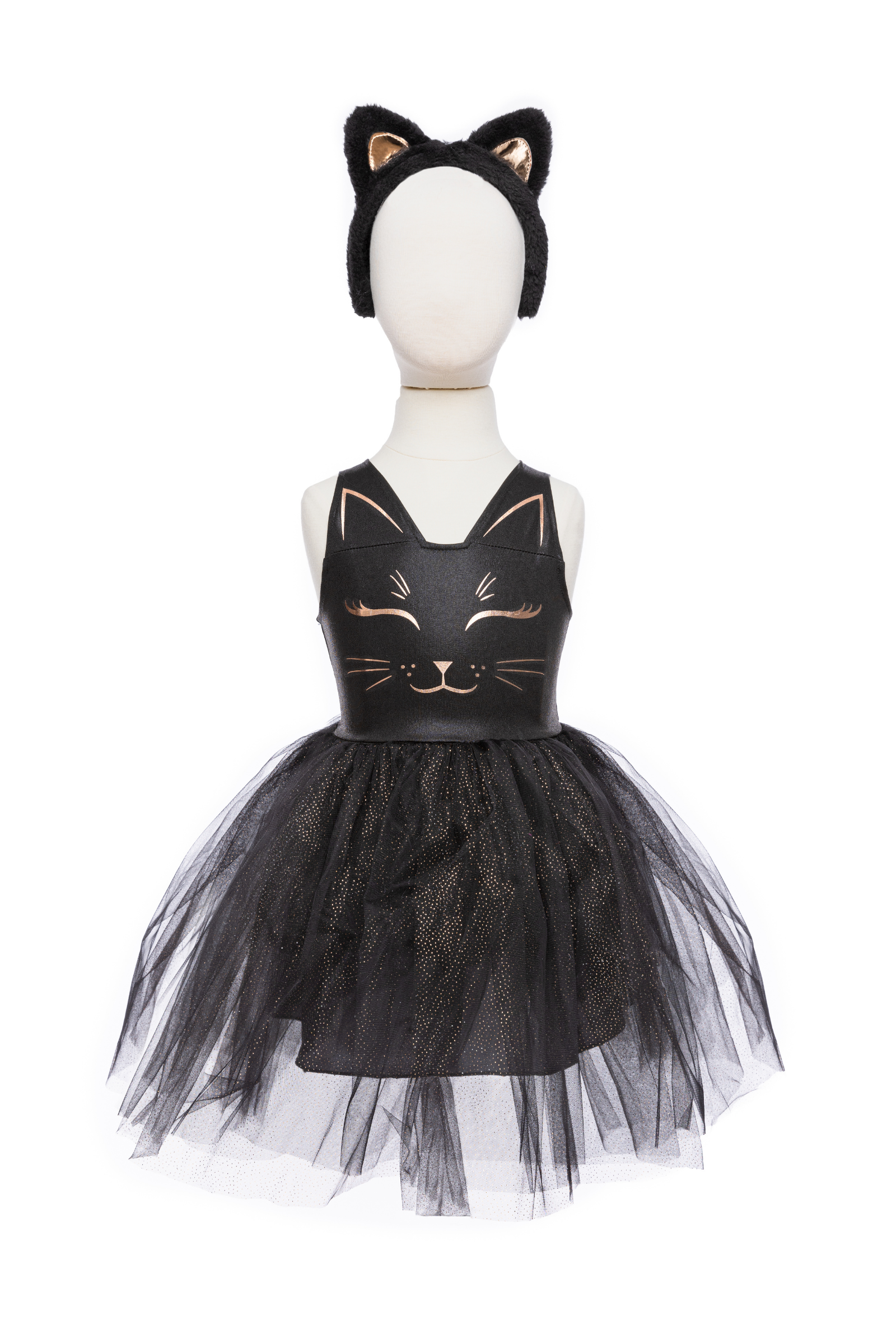 Black Cat Dress with Headband