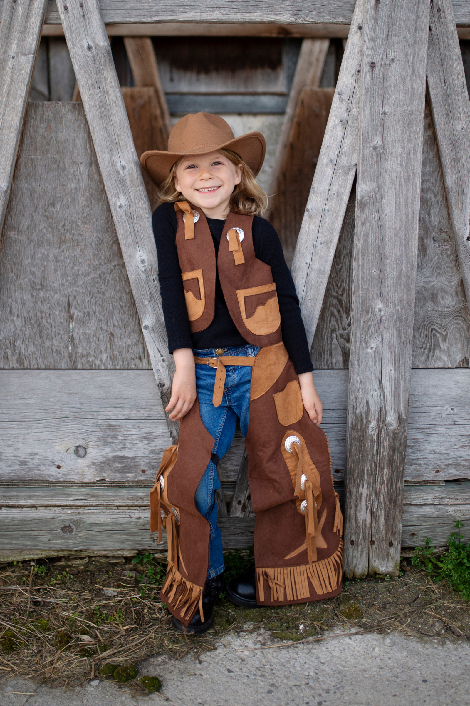 Cowboy Vest with Chaps