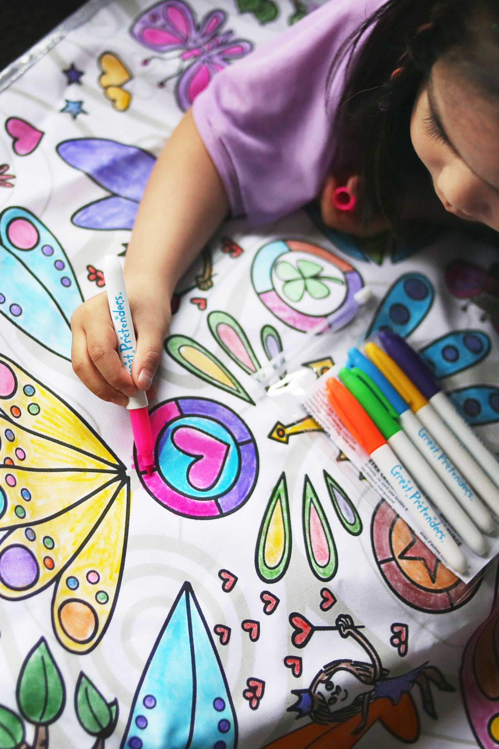 Colour a Cape - Fairy - with Marker Set (7 pcs)