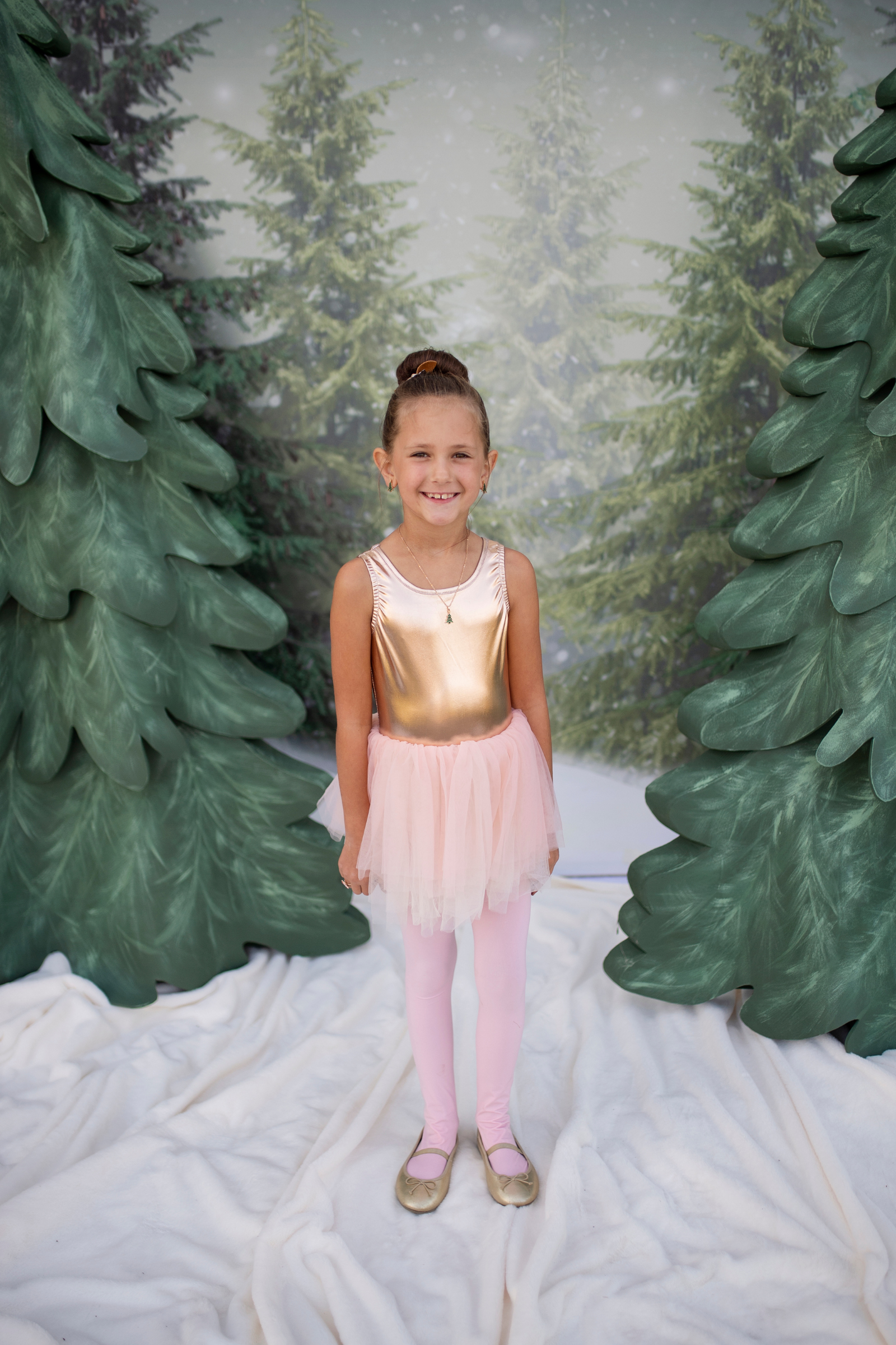 Ballet Tutu Dress, Rose Gold