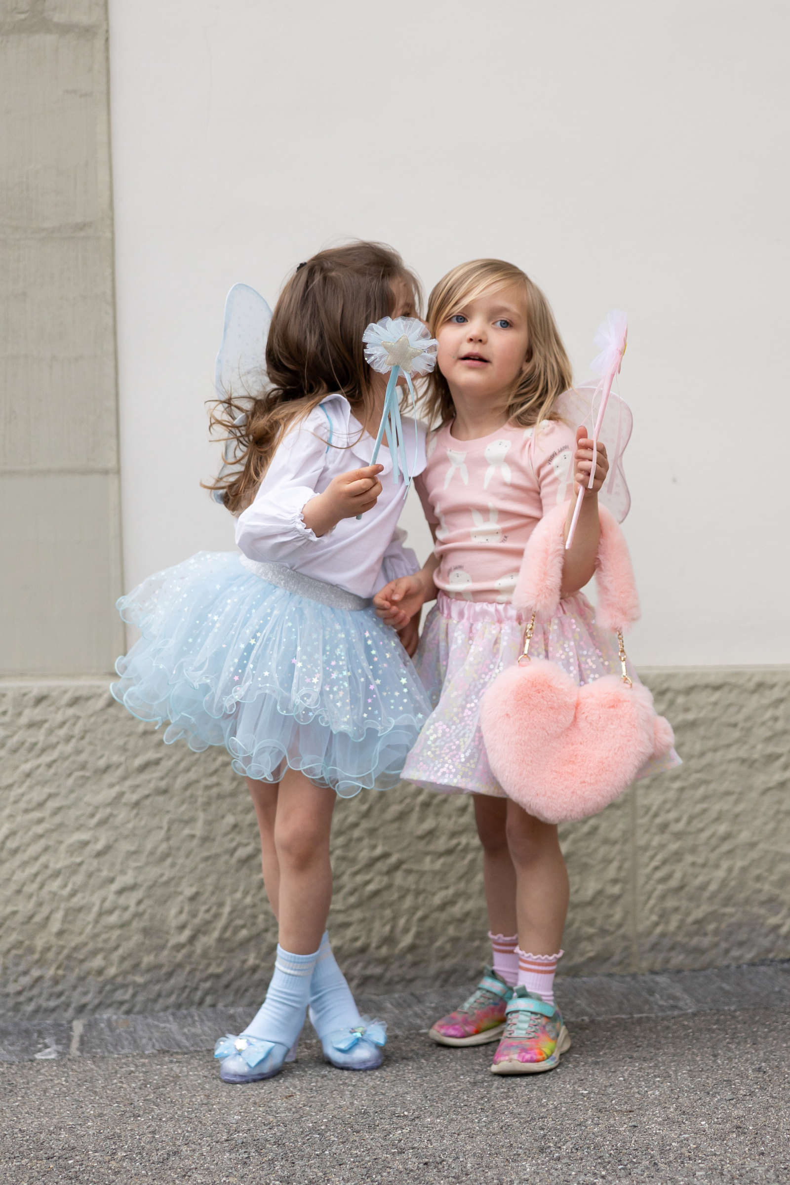 Iridescent Celestial Fairy Wings with Tutu & Wand