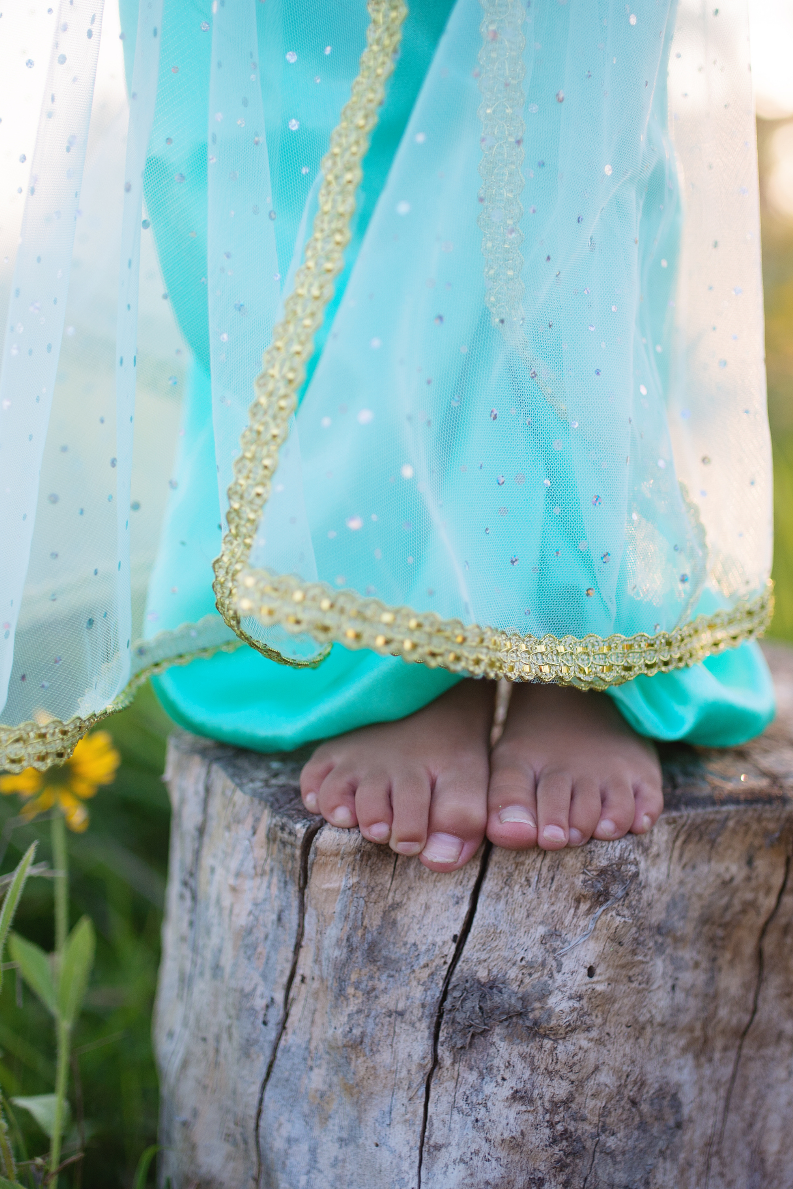 Arabian Princess Dress, Teal
