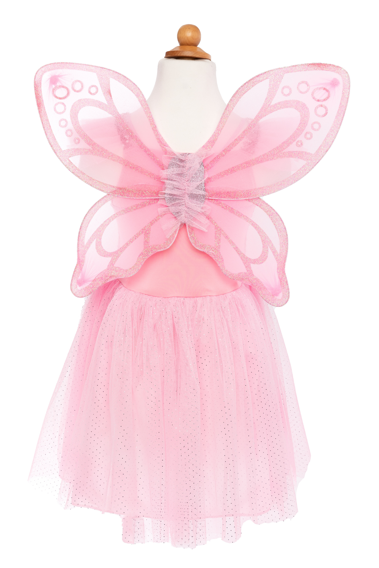 Pink Butterfly Dress with Wings