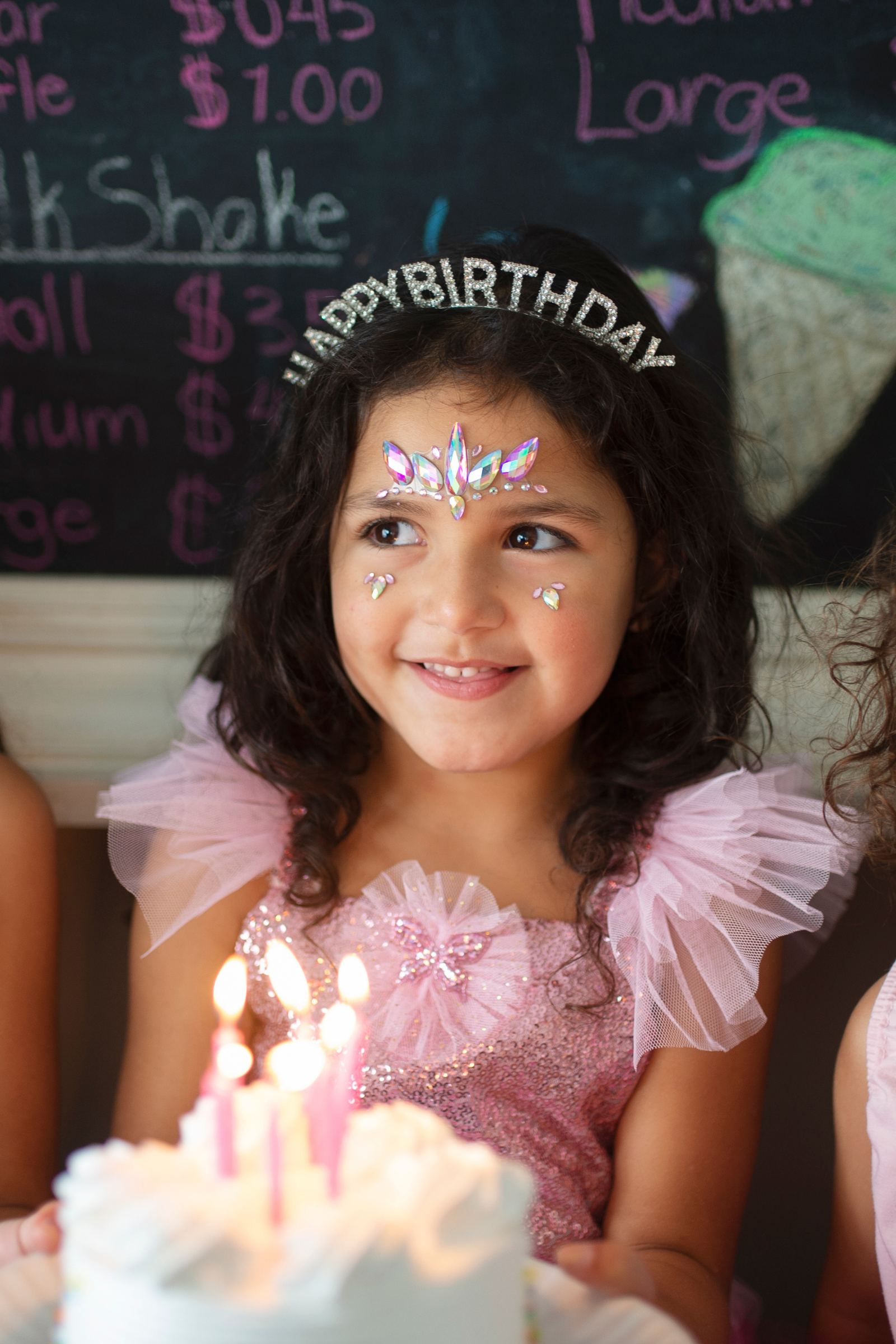 Face Crystal Sheet - Pink Unicorn (3 pcs)