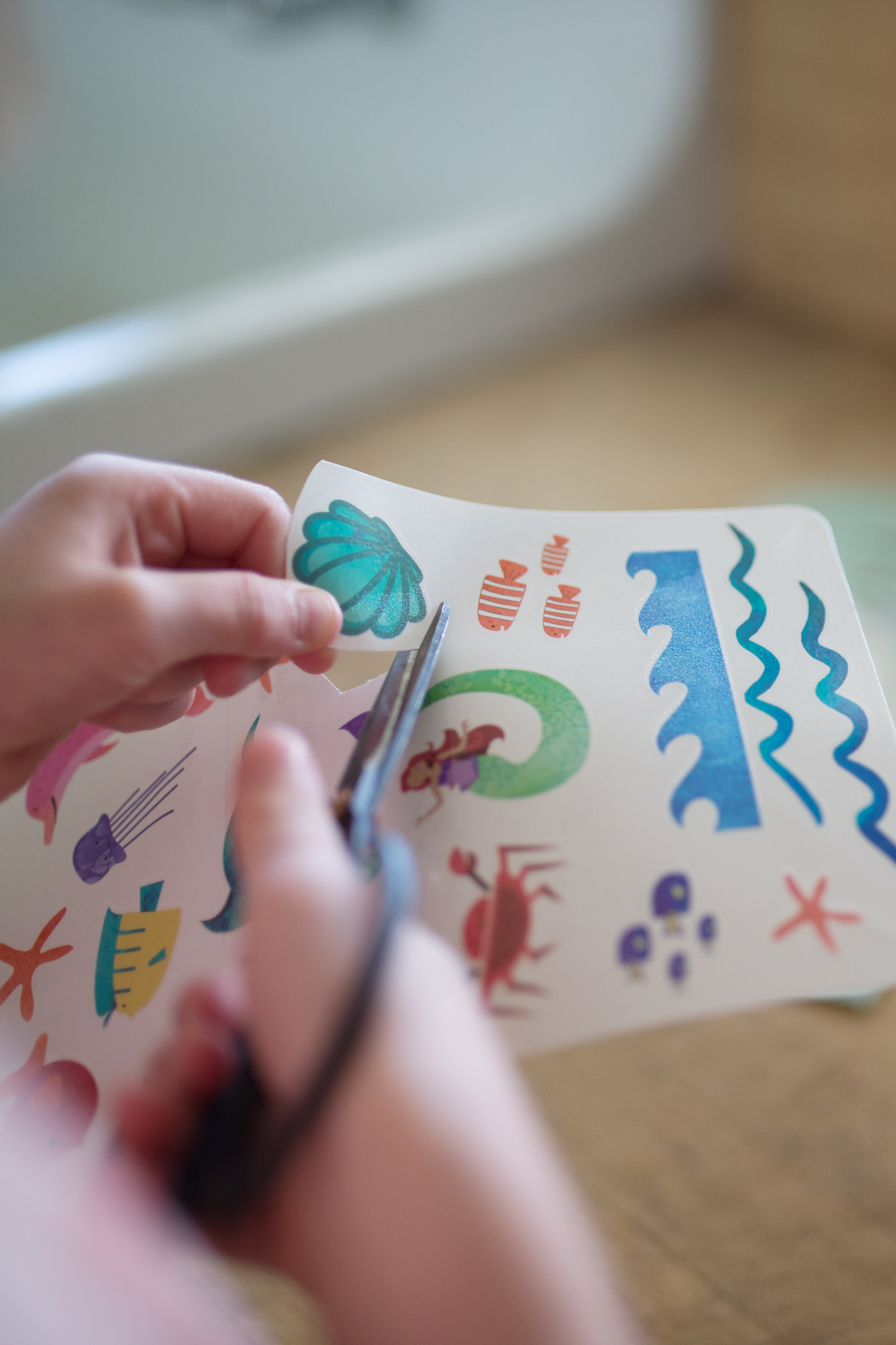 Mermaid Tattoo Sheet (17 pcs)