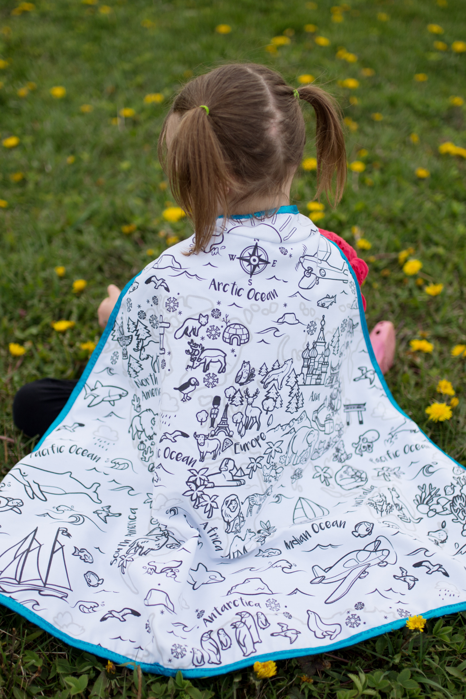 Colour a Cape - Around the World - with Marker Set (7 pcs)