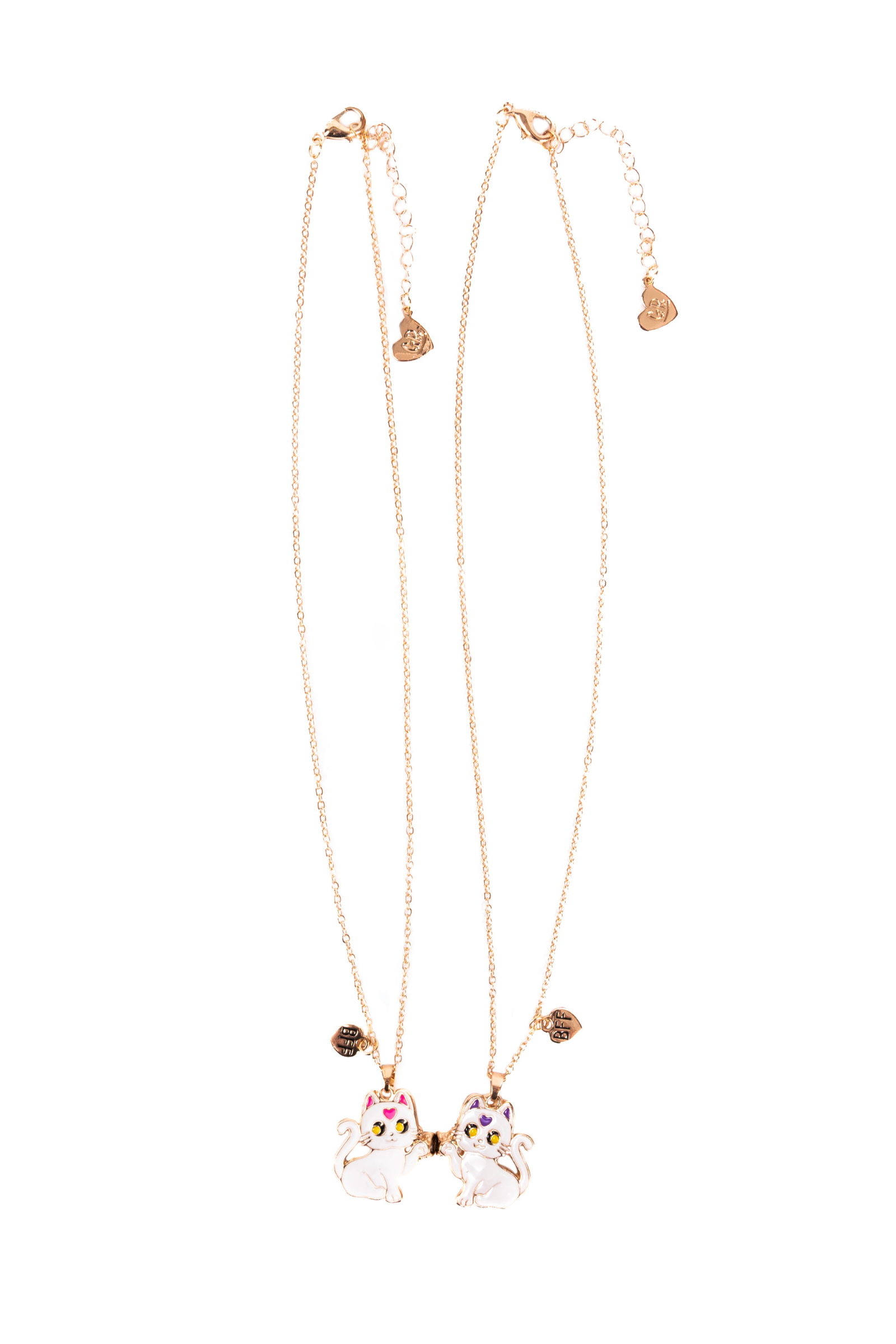 Smitten Kitten Tear & Share Necklaces, 2pc