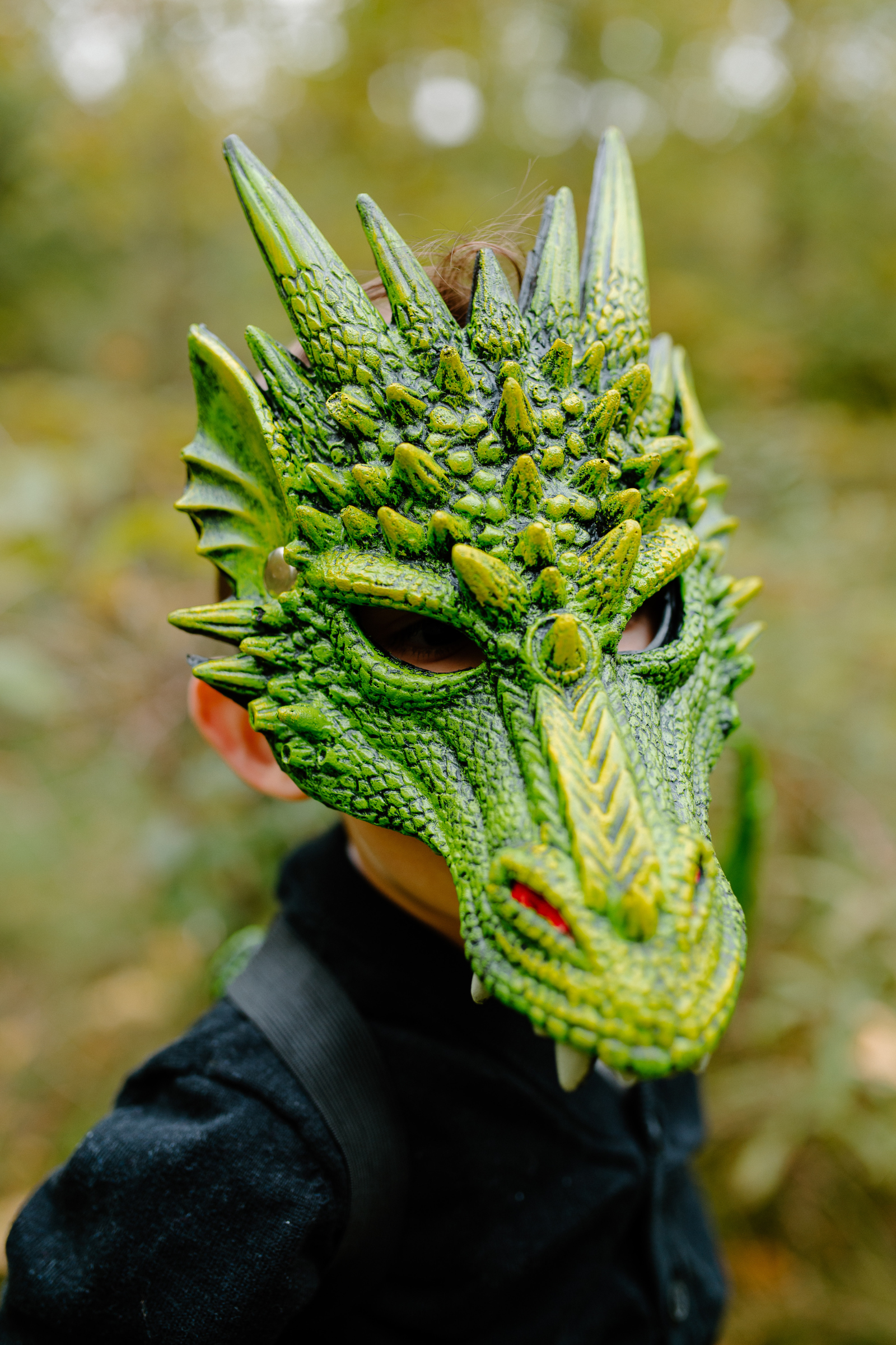Dragon Mask, Green